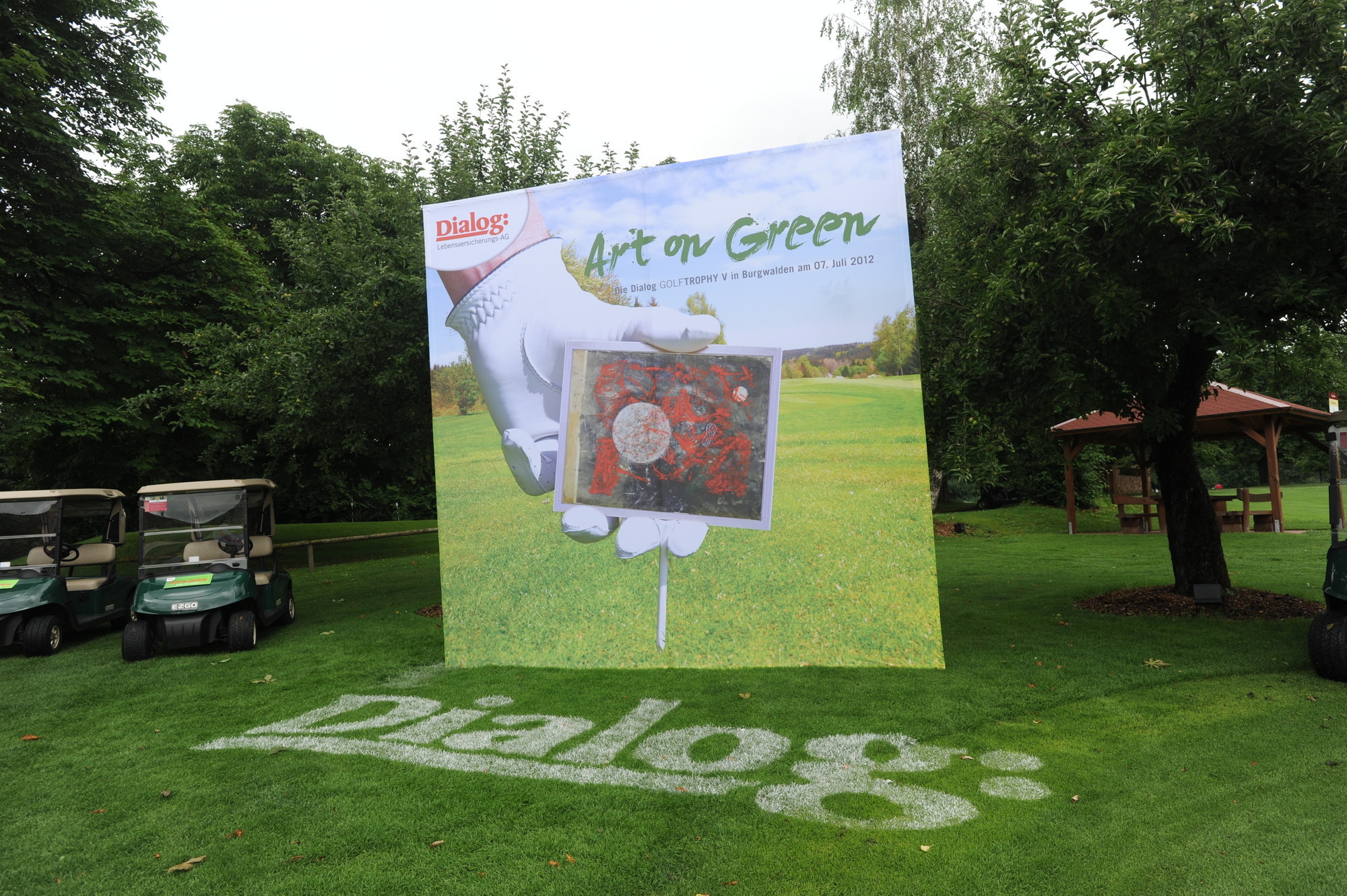 Dialog und ihre Vertriebspartner bei der jährlichen GolfTrophy, Foto: Dialog Lebensversicherungs-AG