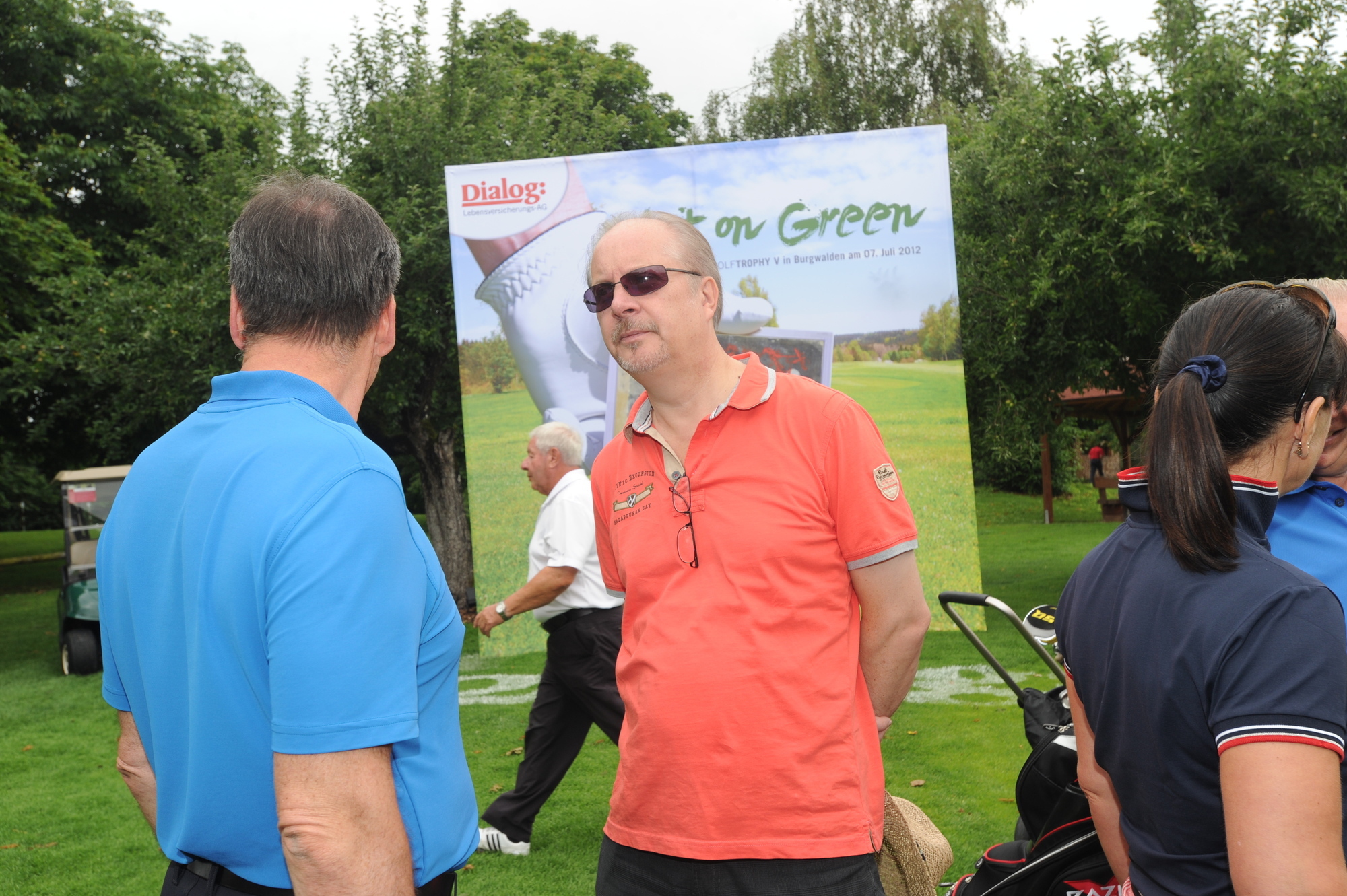 Dialog und ihre Vertriebspartner bei der jährlichen GolfTrophy, Foto: Dialog Lebensversicherungs-AG