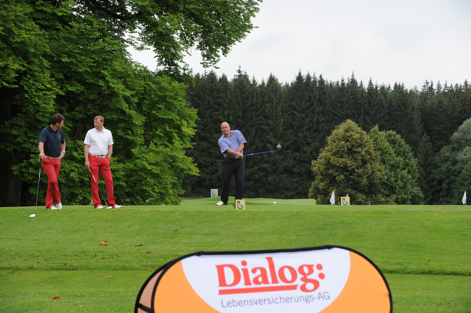 Dialog und ihre Vertriebspartner bei der jährlichen GolfTrophy, Foto: Dialog Lebensversicherungs-AG