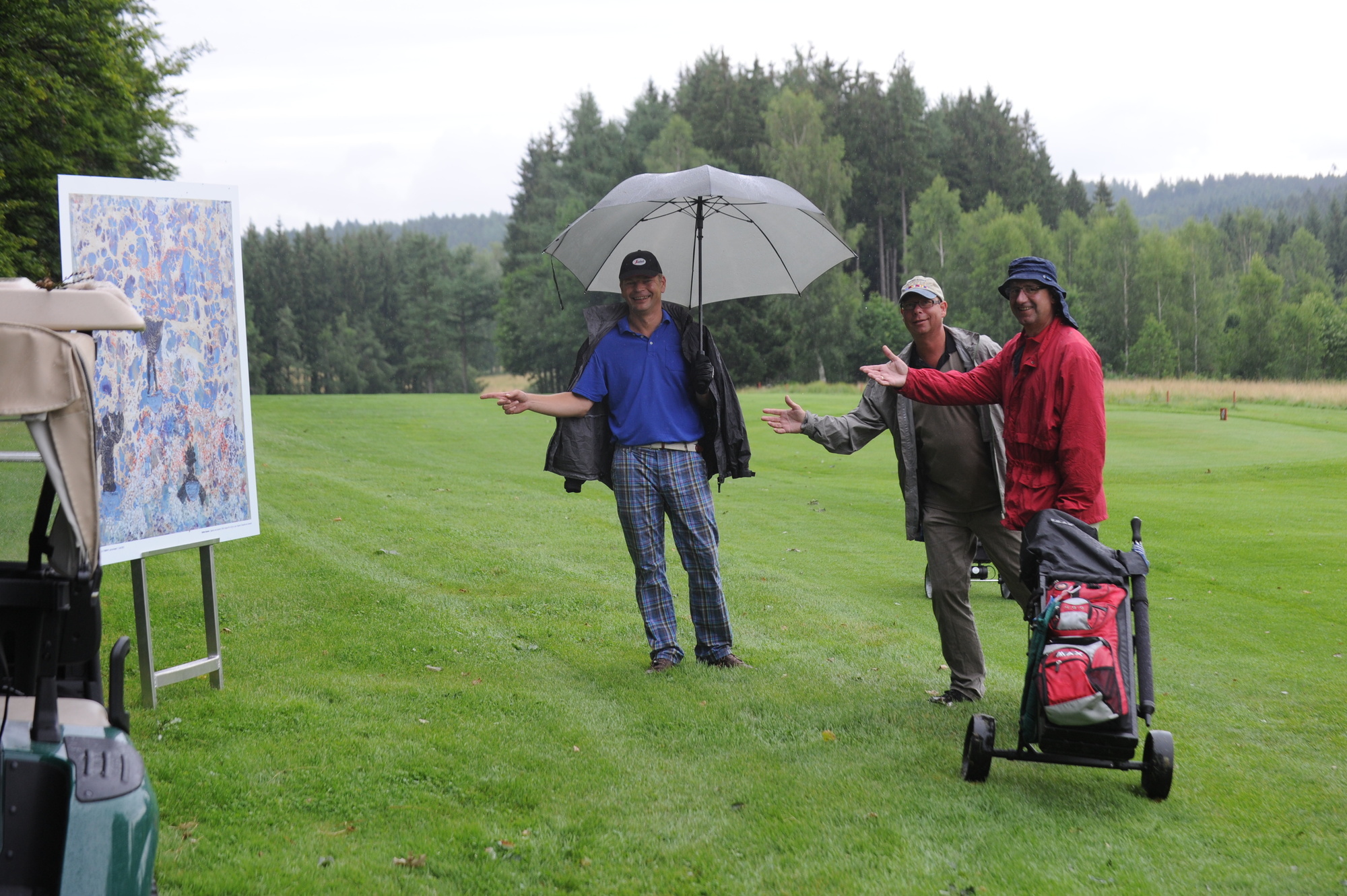 Dialog und ihre Vertriebspartner bei der jährlichen GolfTrophy, Foto: Dialog Lebensversicherungs-AG