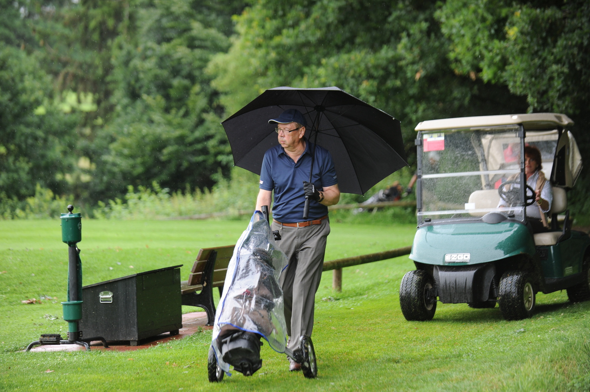 Dialog und ihre Vertriebspartner bei der jährlichen GolfTrophy, Foto: Dialog Lebensversicherungs-AG