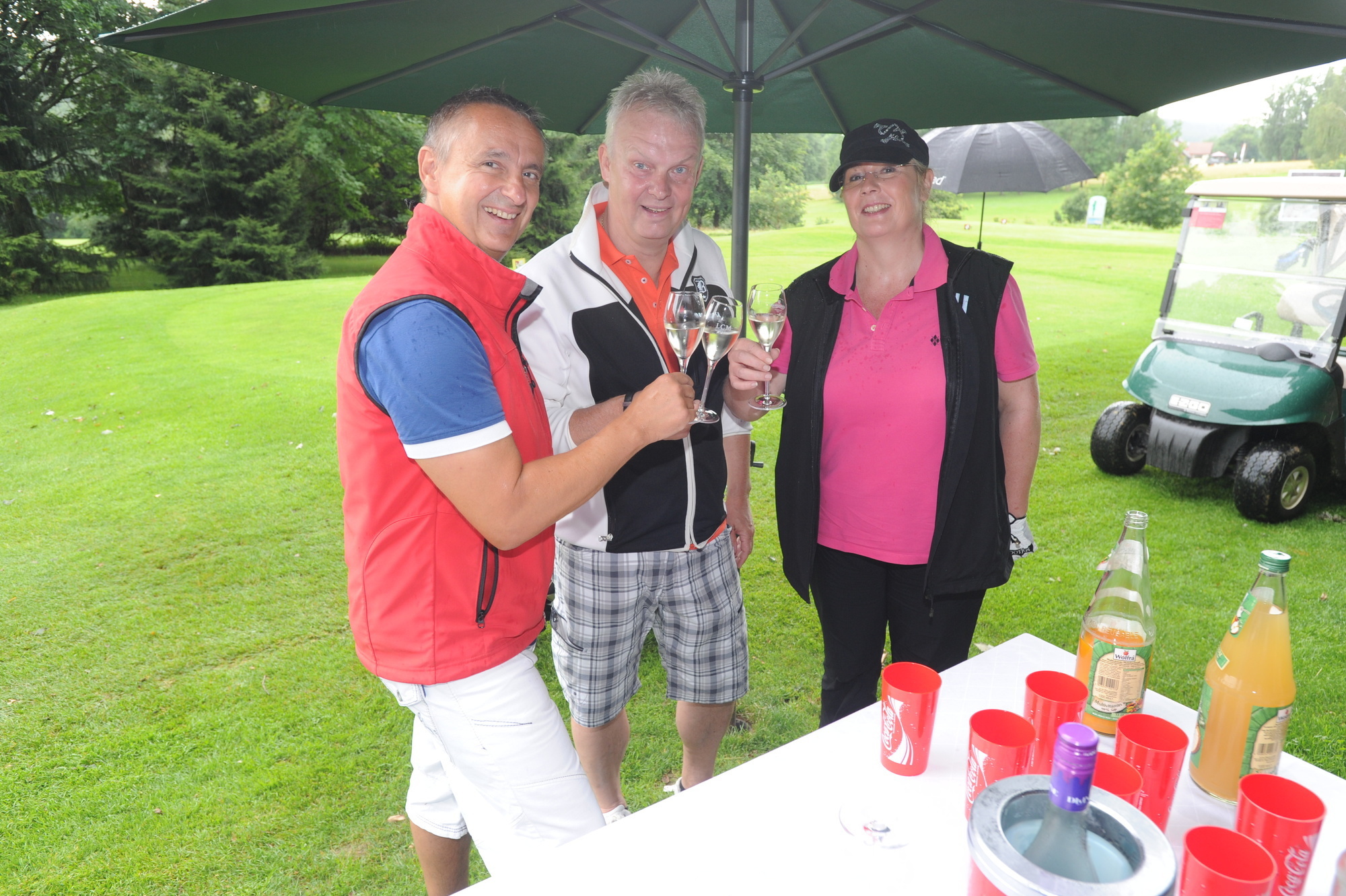 Dialog und ihre Vertriebspartner bei der jährlichen GolfTrophy, Foto: Dialog Lebensversicherungs-AG