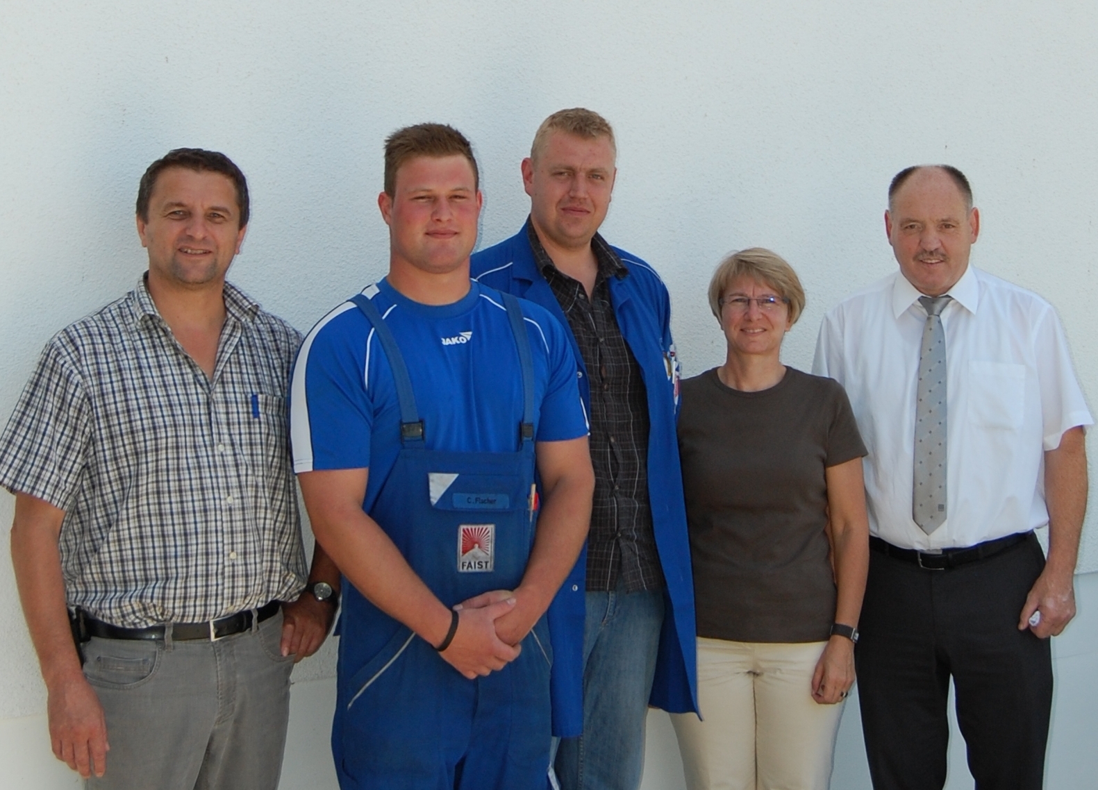 Herbert Rieß, Christian Fischer, Michael Kratky, Birgit Hemmerle, Friedrich Böck, Foto: FAIST
