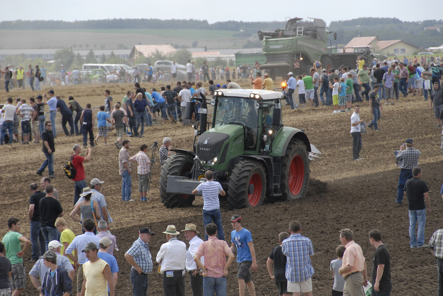 Eine beeindruckende Show lieferten die beiden Katana 65 beim Maishäckseln Foto: AGCO/Fendt