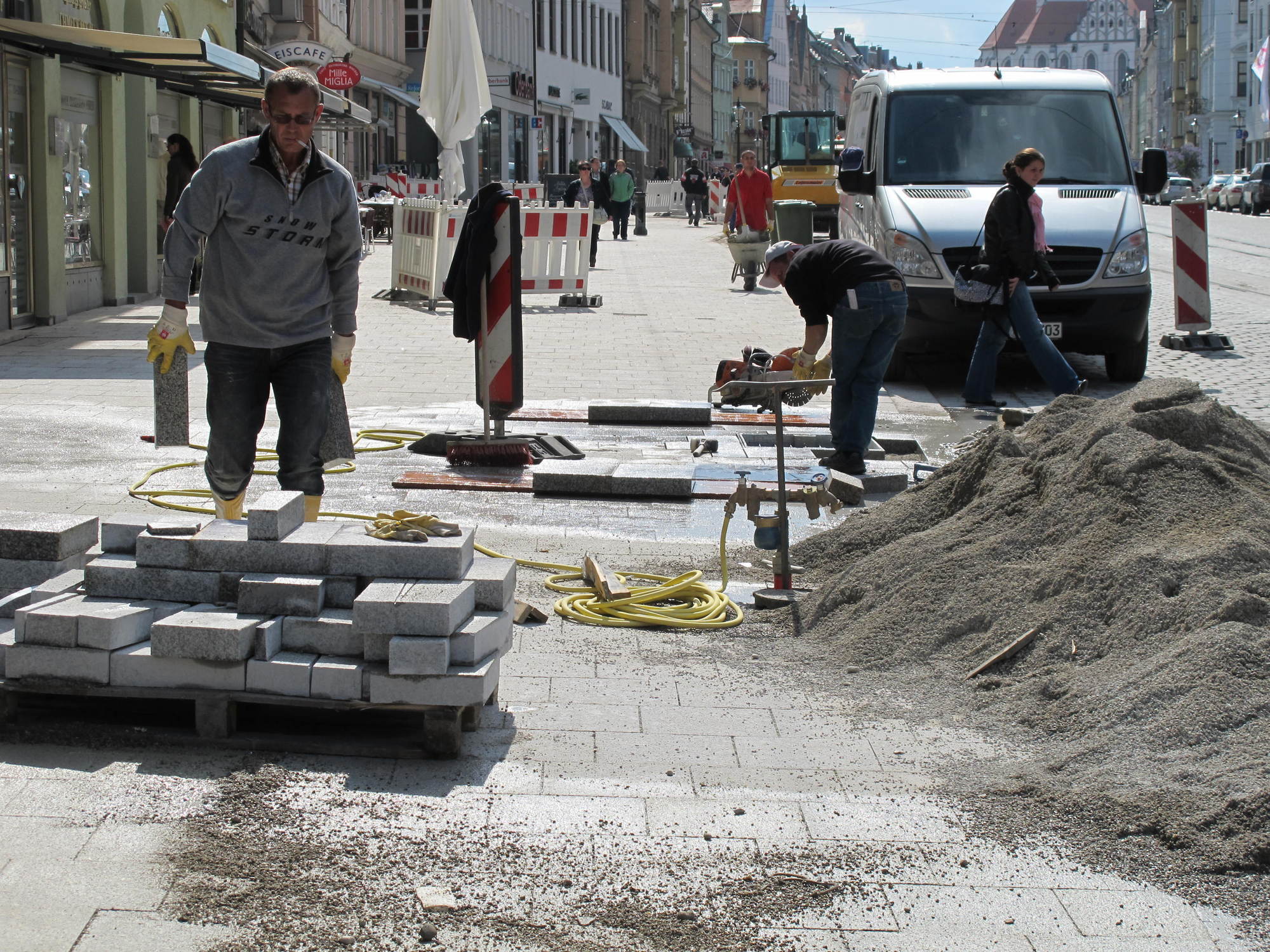 Der vierte Bauabschnitt in der Maxstraße startet wie geplant. B4B SCHWABEN