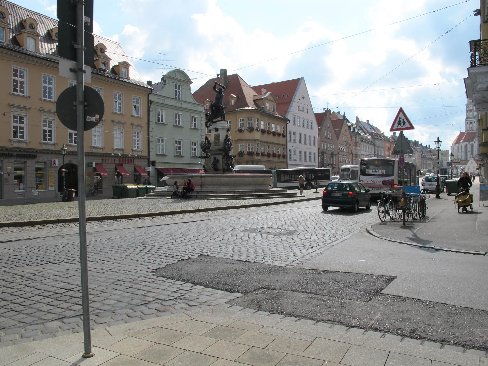 Der vierte Bauabschnitt in der Maxstraße startet wie geplant. B4B SCHWABEN