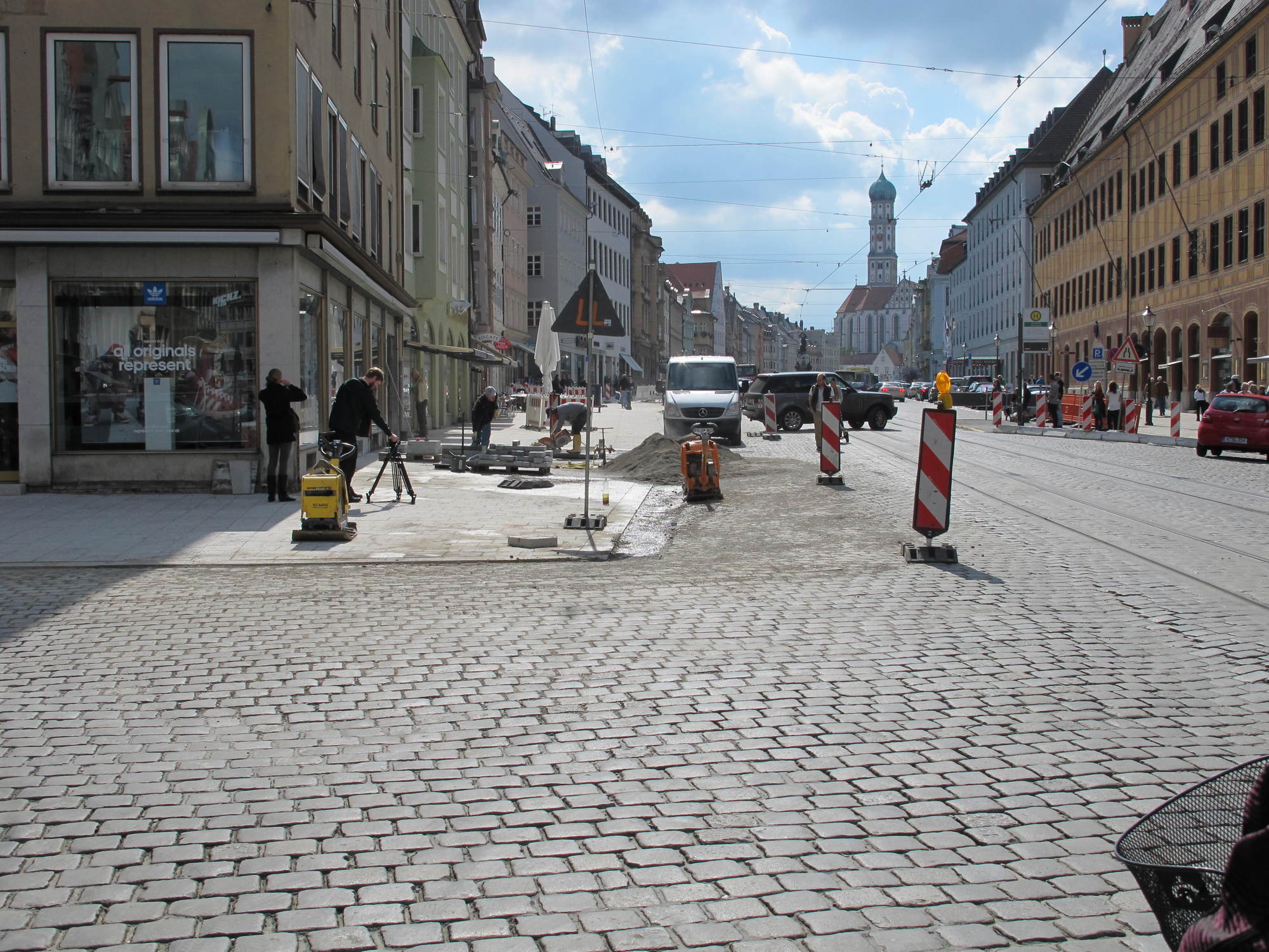 Der vierte Bauabschnitt in der Maxstraße startet wie geplant. B4B SCHWABEN