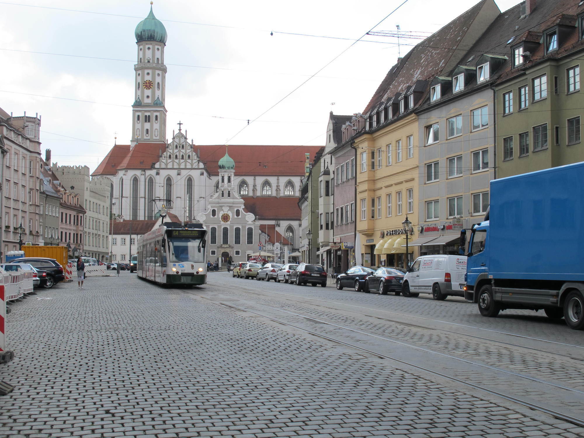 Die Maxstraße wird neu gestaltet. Foto: B4B SCHWABEN