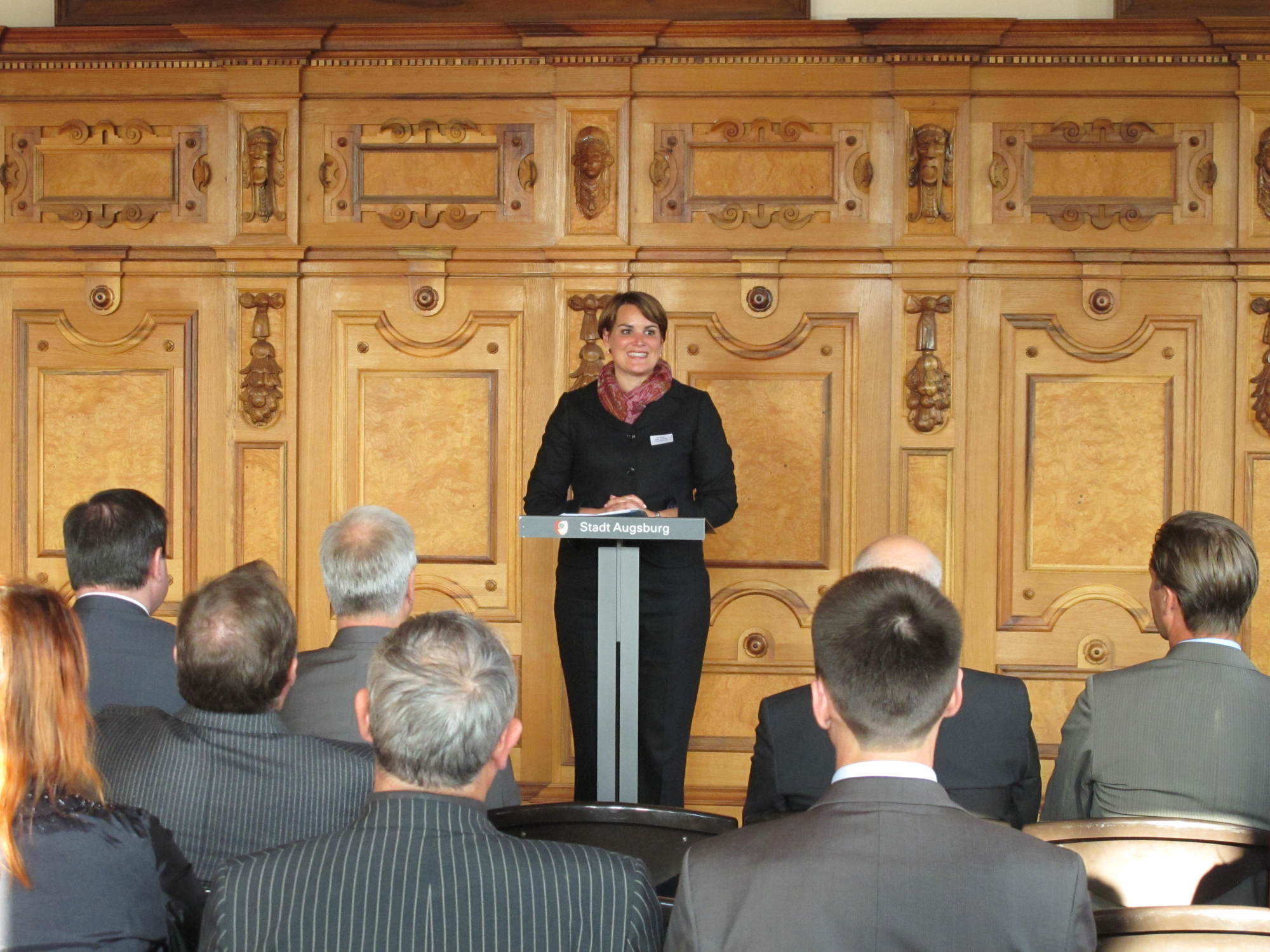 Viele deutsch-russischsprachige Selbstständige folgten der Einladung des Wirtschaftsreferats, Foto: B4B SCHWABEN