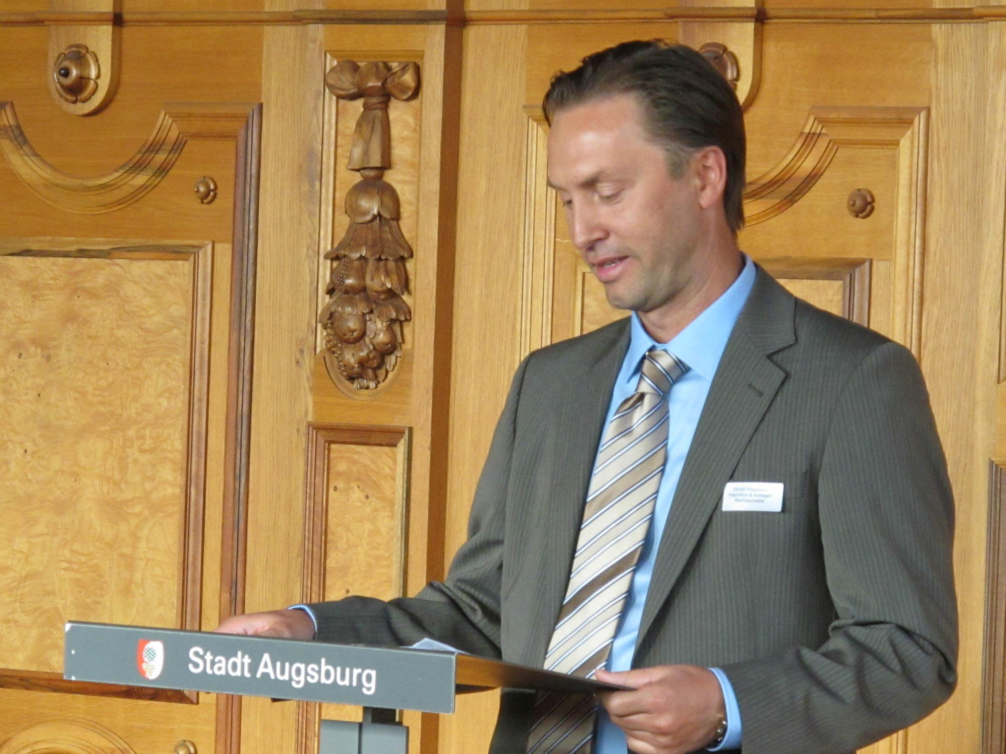 Viele deutsch-russischsprachige Selbstständige folgten der Einladung des Wirtschaftsreferats, Foto: B4B SCHWABEN