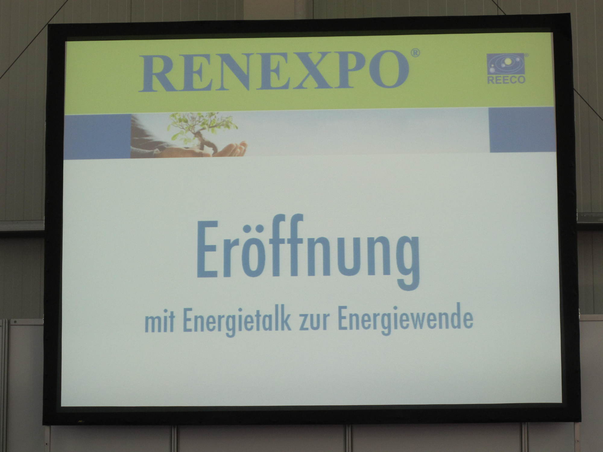 Die 13. RENEXPO® hat ihre Tore wieder in Augsburg geöffnet, Foto: B4B SCHWABEN