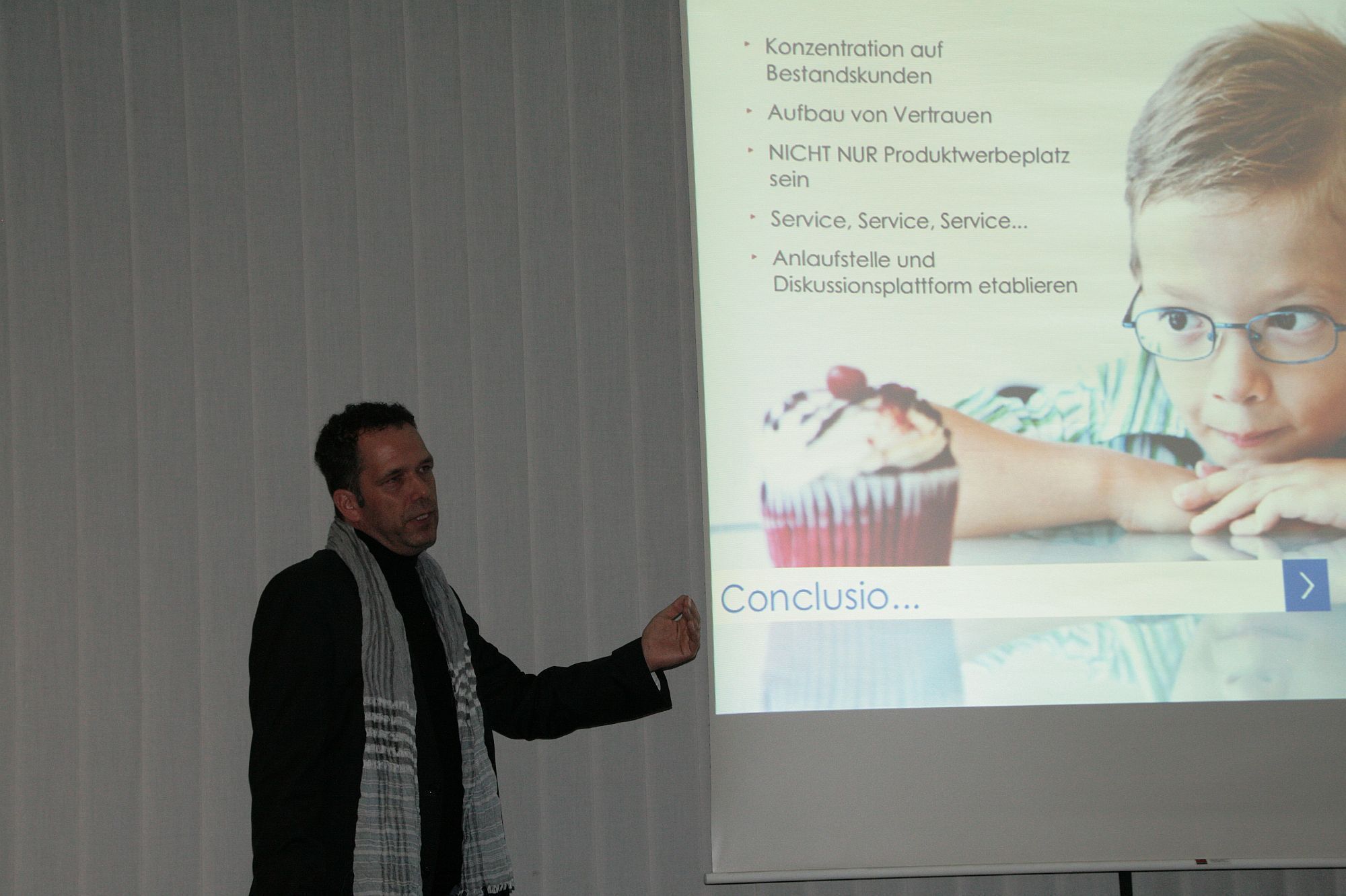 Jörn Steinhauer gab bei seinem Vortrag zu Facebook nützliche Tipps, Foto: Sabine Roth