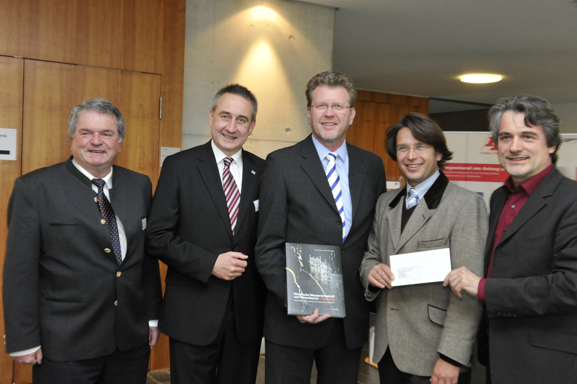 Dr. Hermann Teufel, Thomas Nieborowsky, Dr. Marcel Huber, Rainer Schaal, Peter Grab, Foto: KUMAS