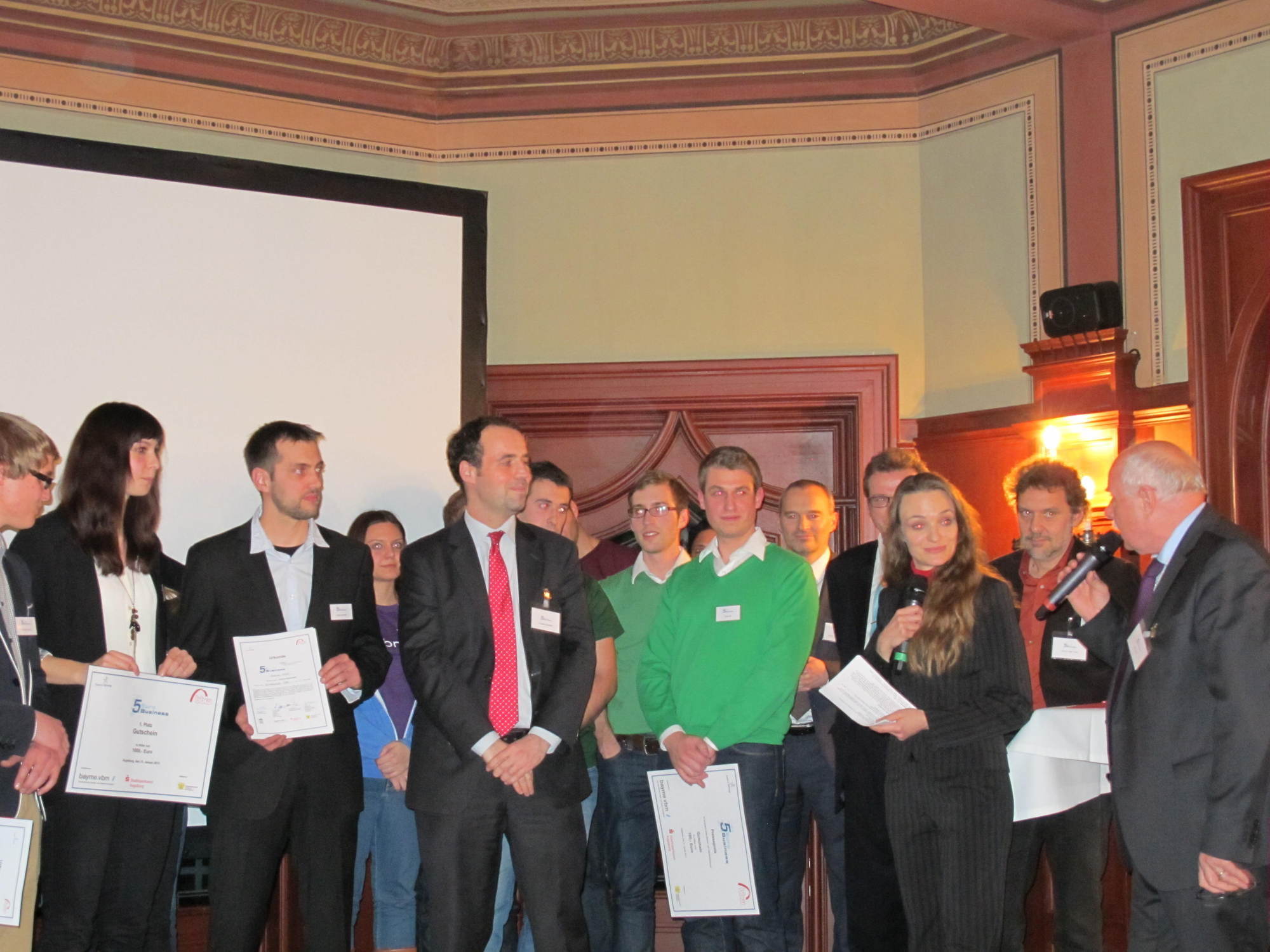 5-Euro-Business Siegerehrung im Kurhaus Göggingen in Augsburg, Foto: B4B SCHWABEN