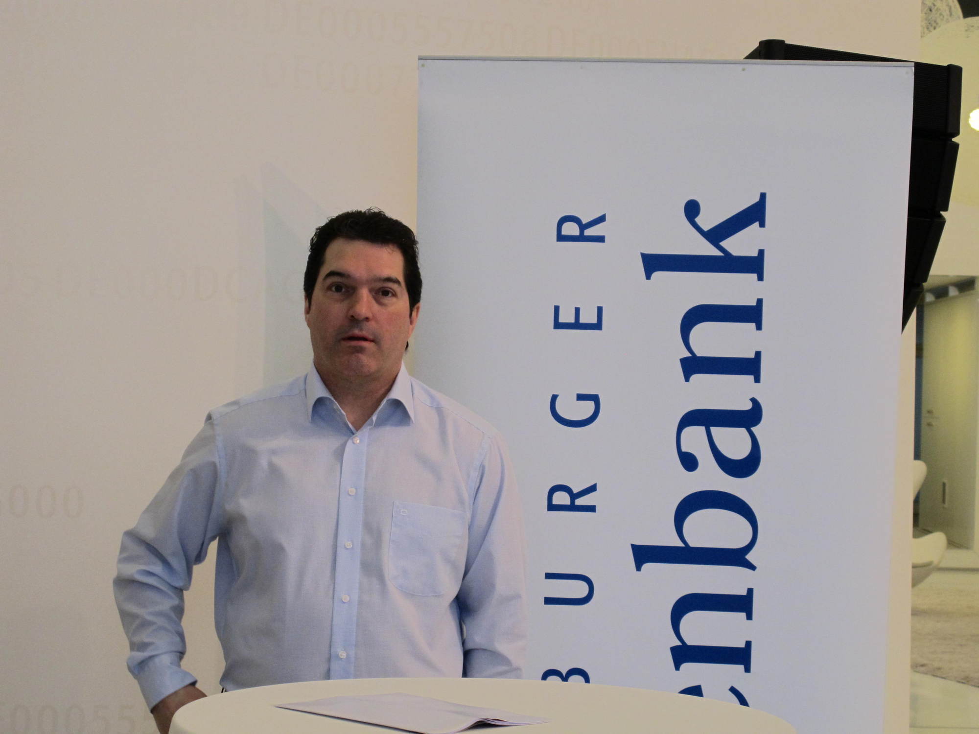 Gleich zwei neue Nachrichten verkündeten die Augsburger Panther bei der Augsburger Aktienbank, Foto: B4B SCHWABEN