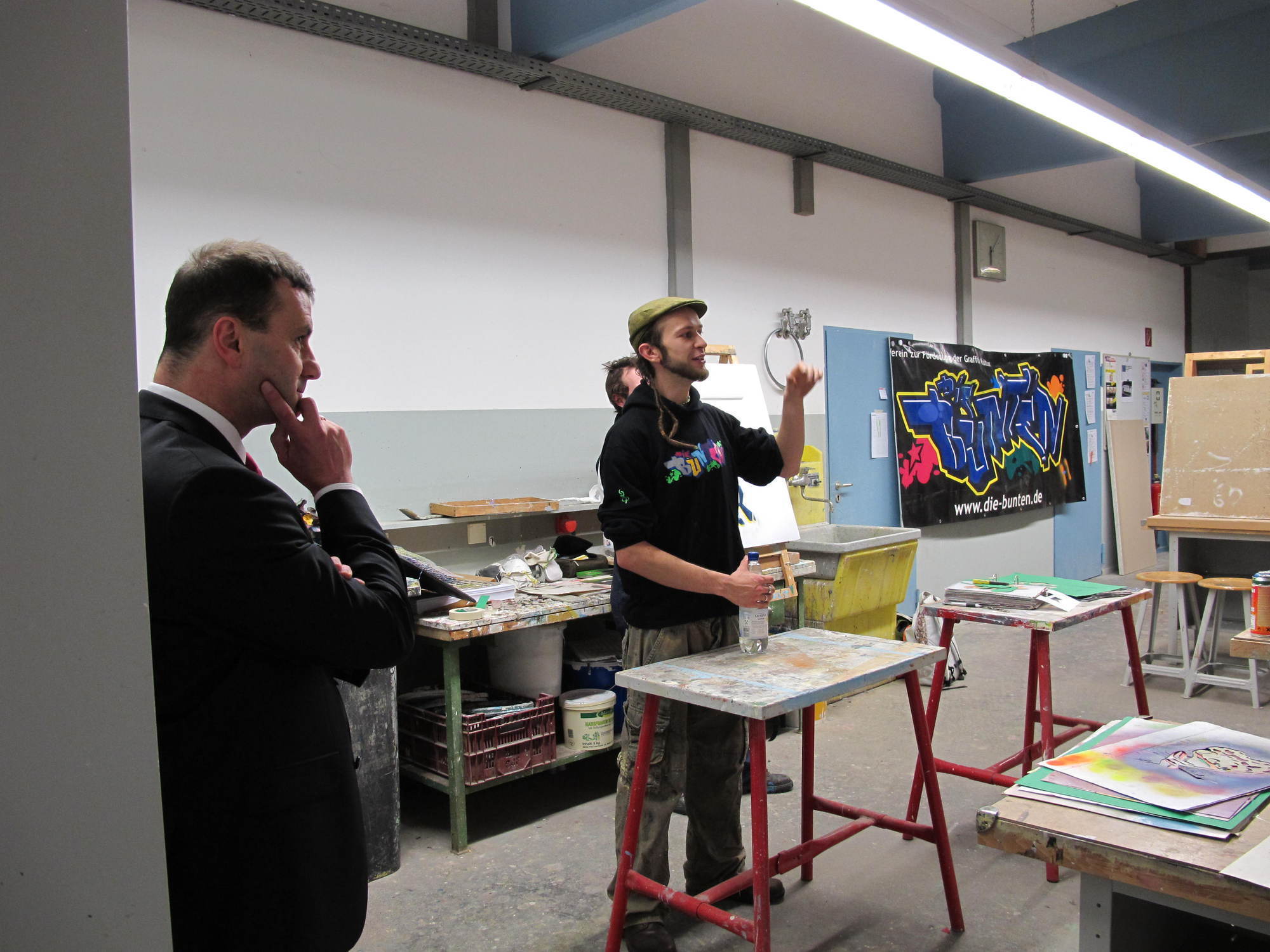 80 FCA Nachwuchsspieler im Praxistest bei der HWK in Augsburg, Foto: B4B SCHWABEN