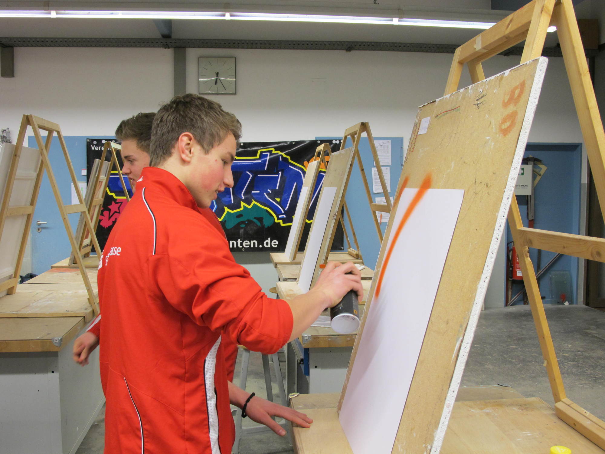 80 FCA Nachwuchsspieler im Praxistest bei der HWK in Augsburg, Foto: B4B SCHWABEN