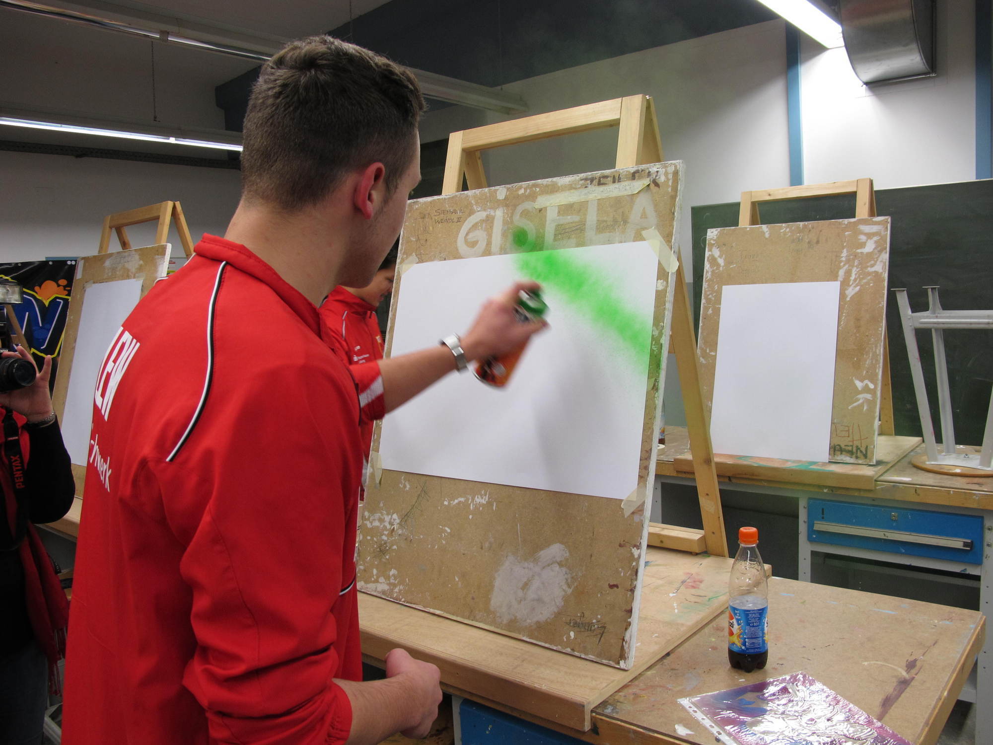 80 FCA Nachwuchsspieler im Praxistest bei der HWK in Augsburg, Foto: B4B SCHWABEN