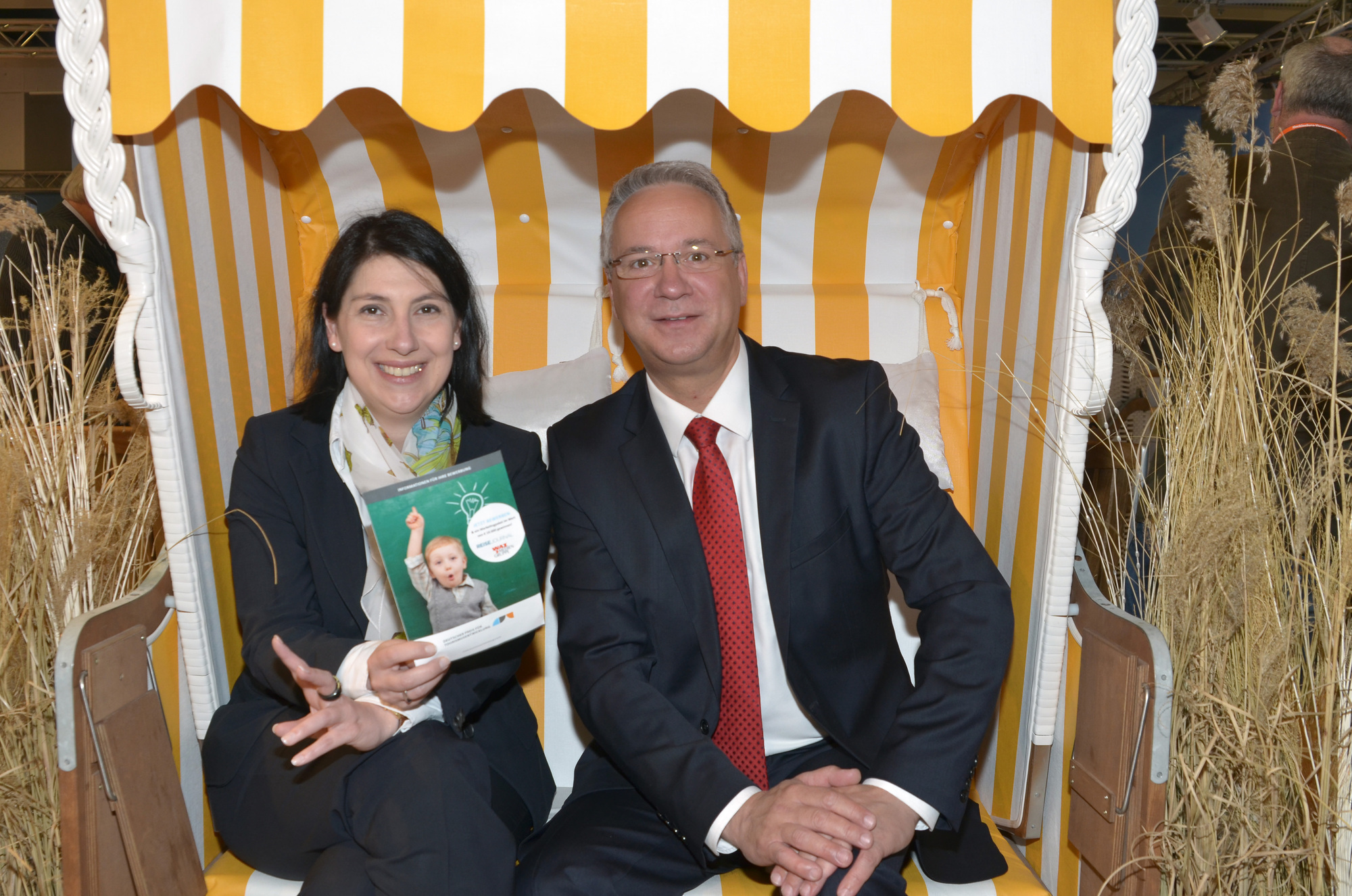 Bayerns Wirtschaftsstaatssekretärin Katja Hessel besucht den Tourismusverband Allgäu/Bayerisch-Schwaben auf der ITB, Foto: bytm