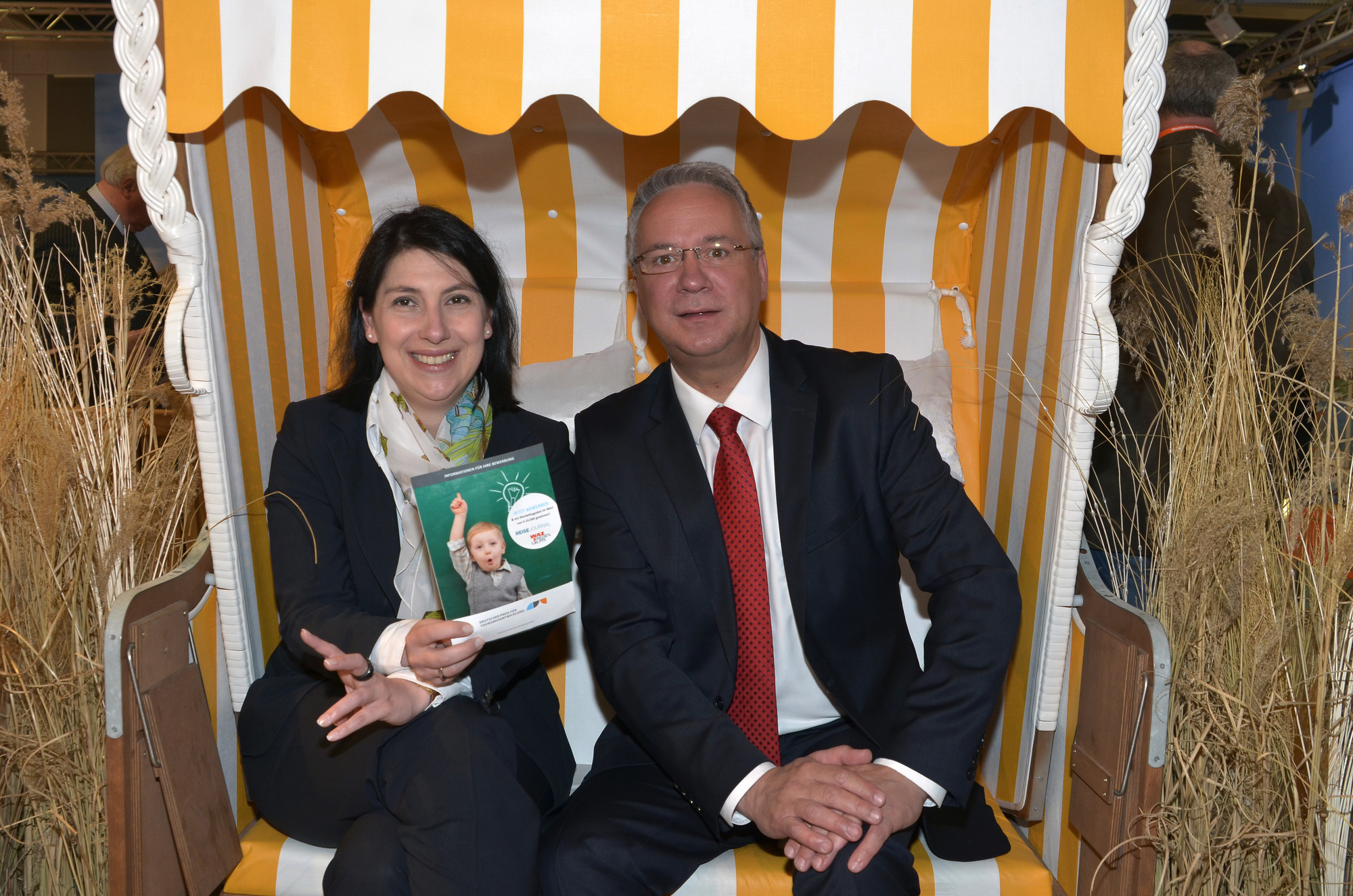 Bayerns Wirtschaftsstaatssekretärin Katja Hessel besucht den Tourismusverband Allgäu/Bayerisch-Schwaben auf der ITB, Foto: bytm
