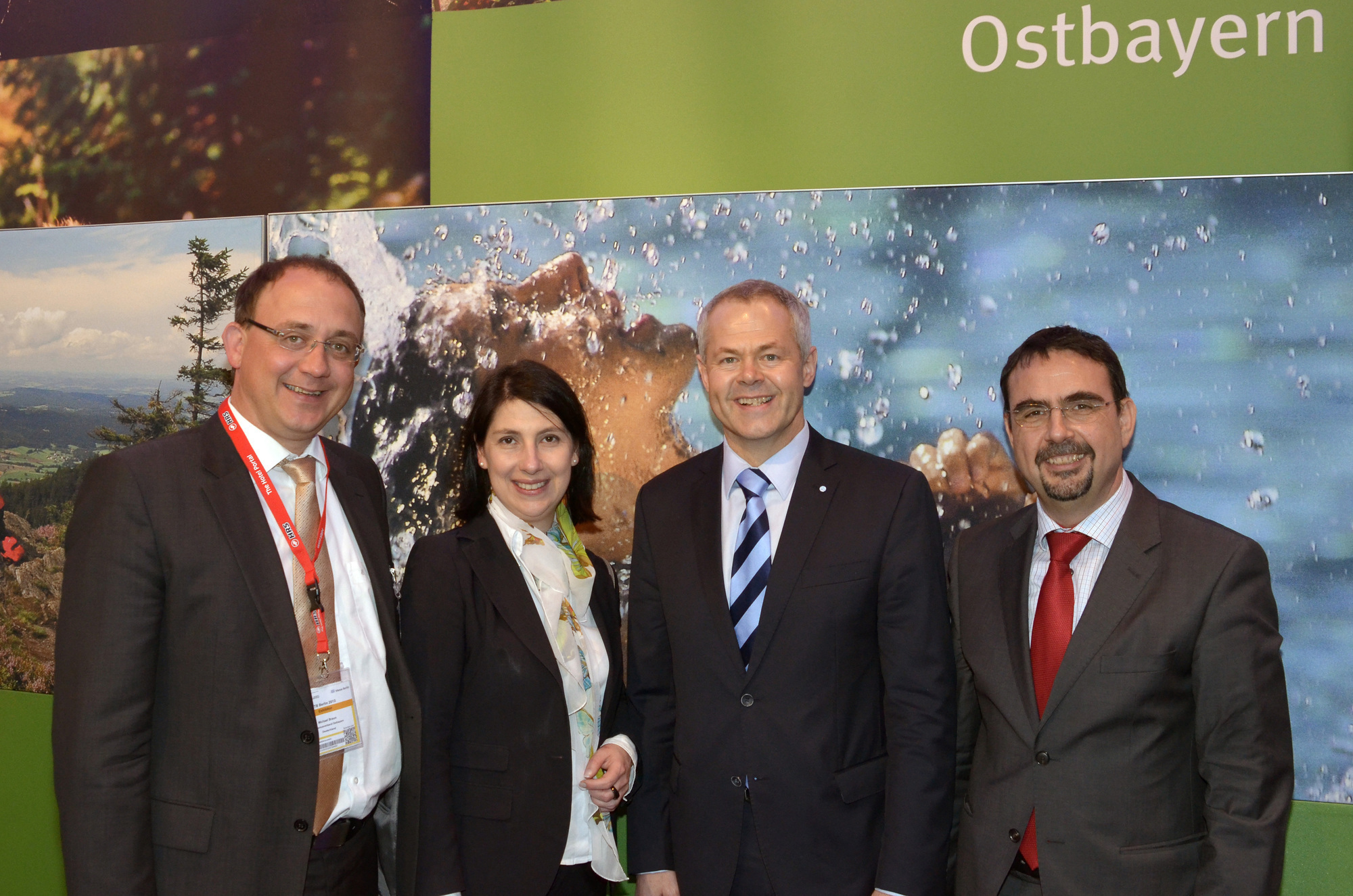 Bayerns Wirtschaftsstaatssekretärin Katja Hessel besucht den Tourismusverband Allgäu/Bayerisch-Schwaben auf der ITB, Foto: bytm