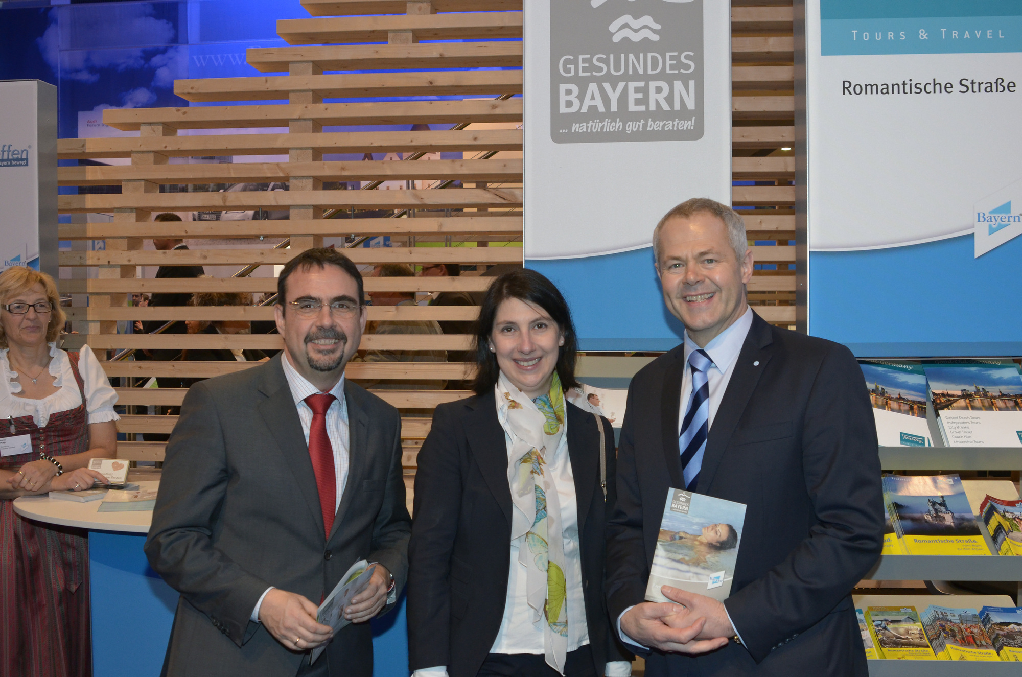 Bayerns Wirtschaftsstaatssekretärin Katja Hessel besucht den Tourismusverband Allgäu/Bayerisch-Schwaben auf der ITB, Foto: bytm