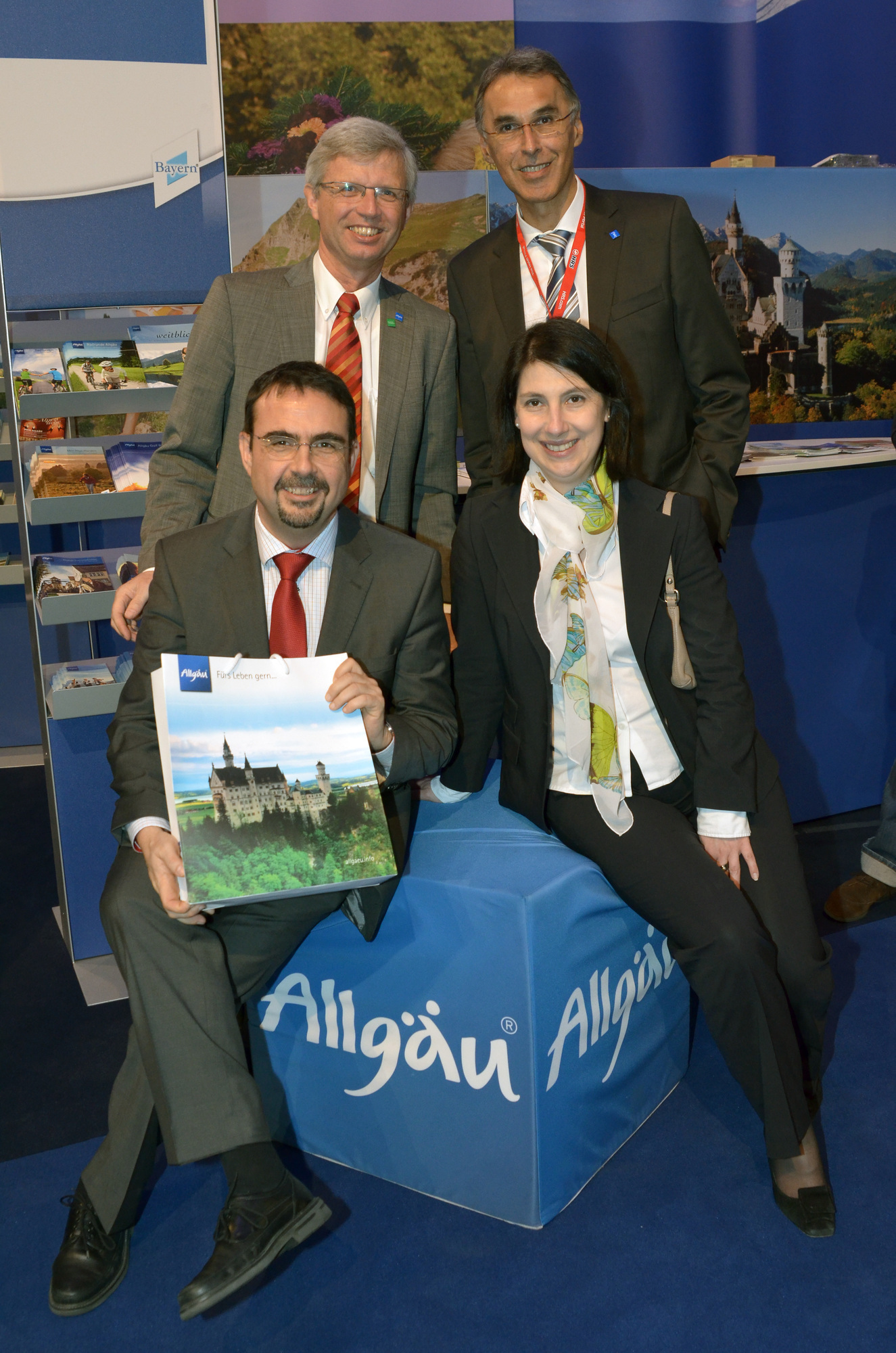 Bayerns Wirtschaftsstaatssekretärin Katja Hessel besucht den Tourismusverband Allgäu/Bayerisch-Schwaben auf der ITB, Foto: bytm
