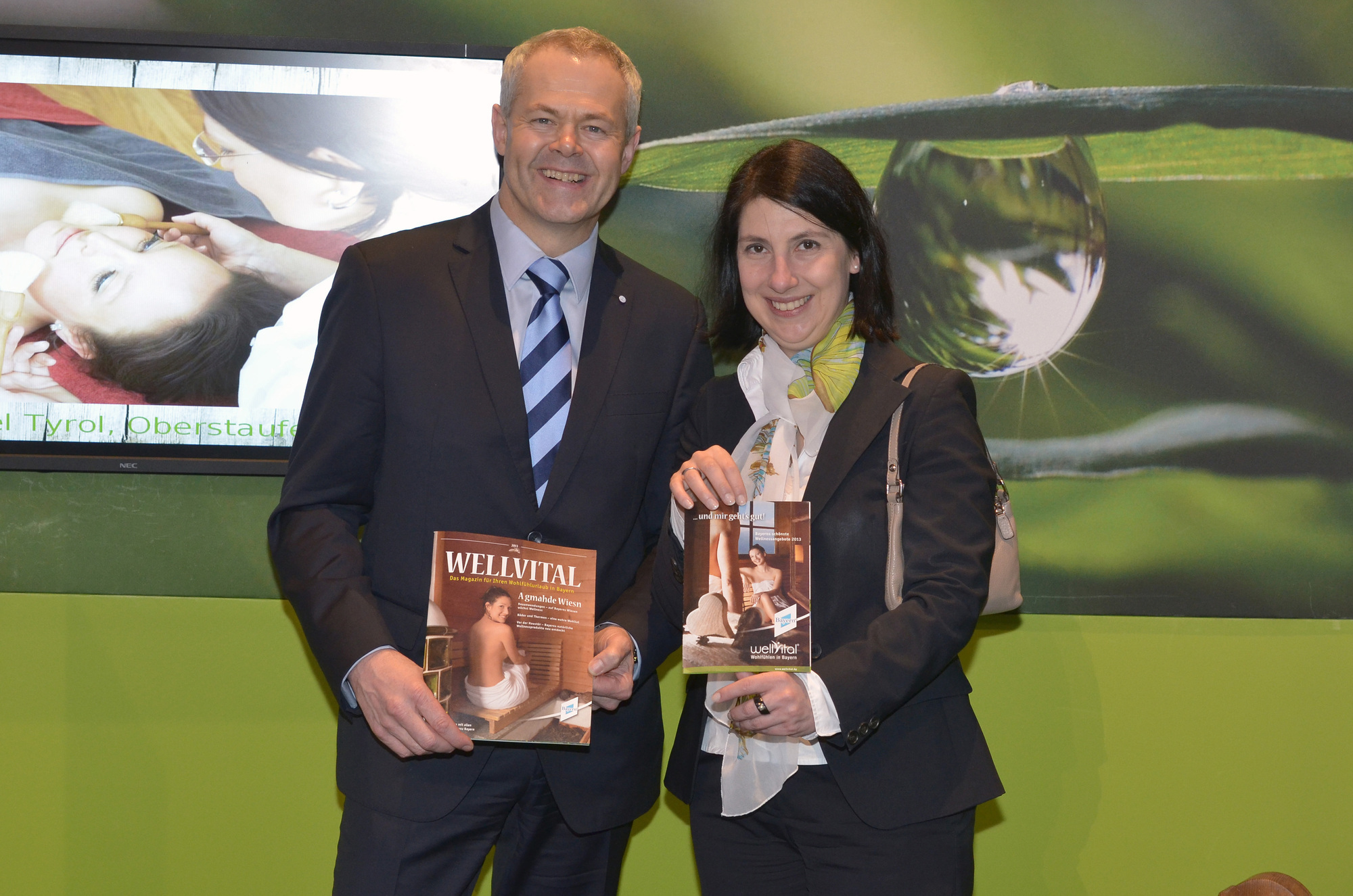 Bayerns Wirtschaftsstaatssekretärin Katja Hessel besucht den Tourismusverband Allgäu/Bayerisch-Schwaben auf der ITB, Foto: bytm