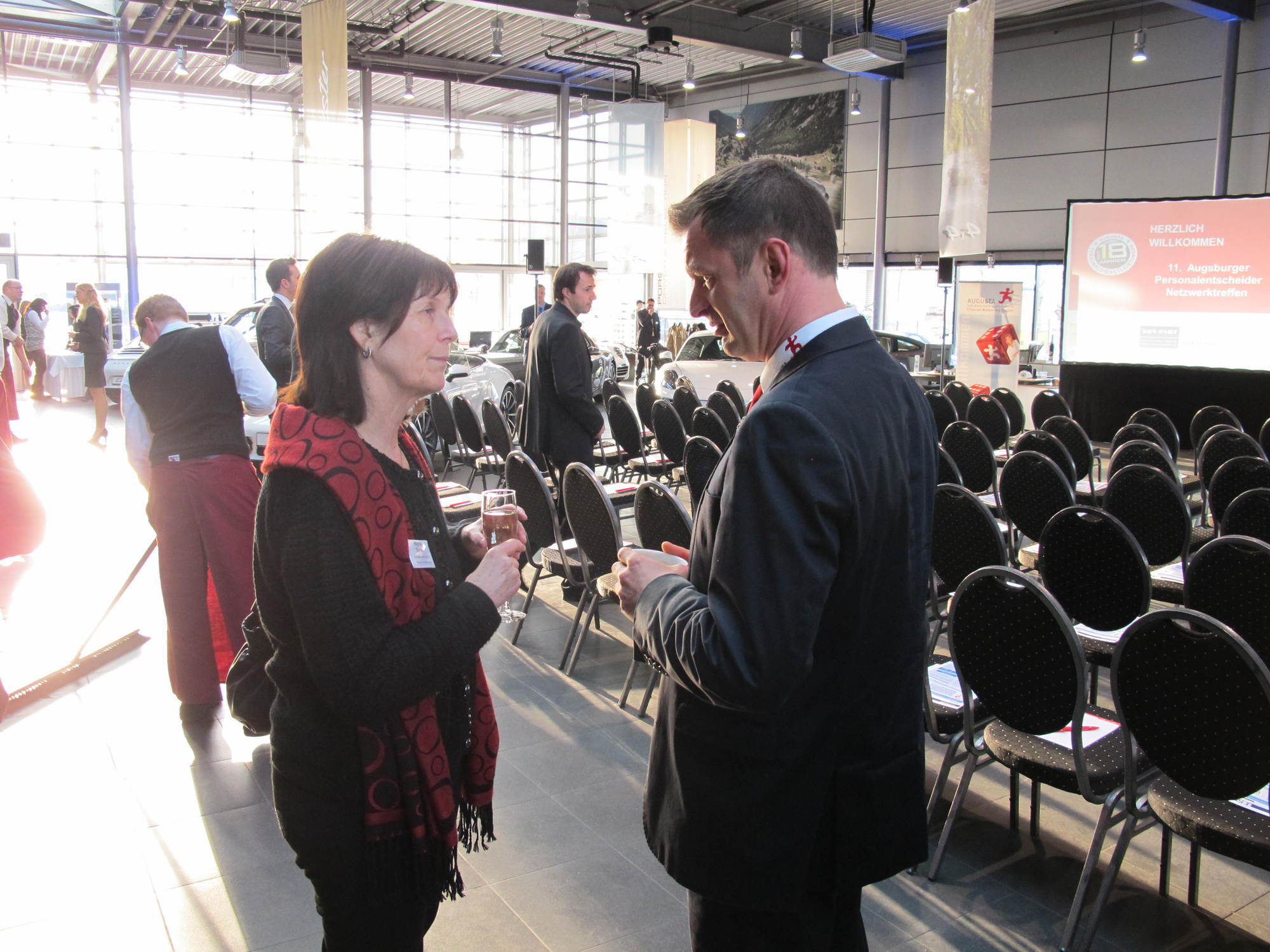 AUGUSTA Personaldienstleister lud zum 11. Personalentscheider Netzwerktreffen ins Porsche Zentrum Augsburg, Foto: B4B SCHWABEN