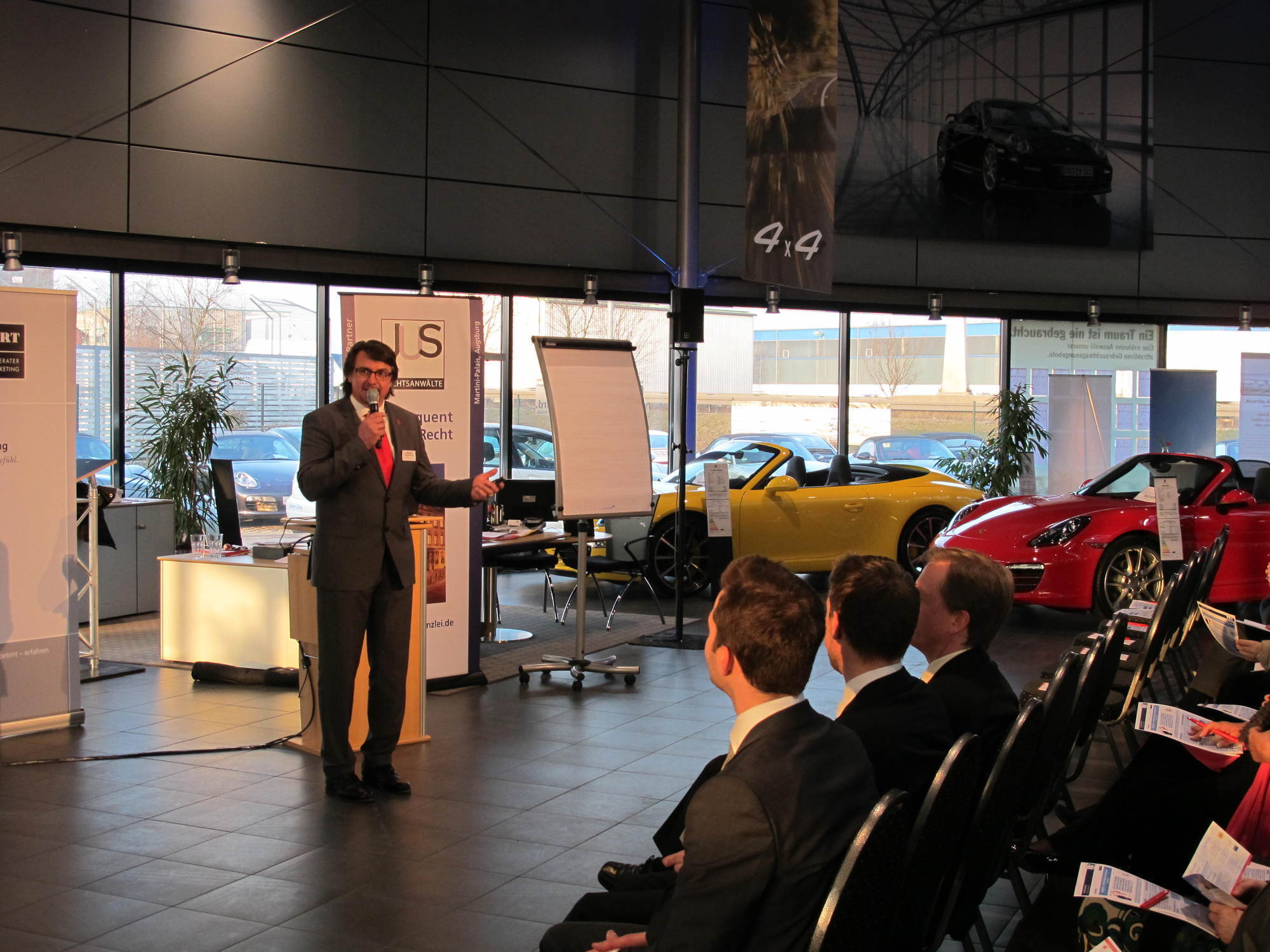 AUGUSTA Personaldienstleister lud zum 11. Personalentscheider Netzwerktreffen ins Porsche Zentrum Augsburg, Foto: B4B SCHWABEN