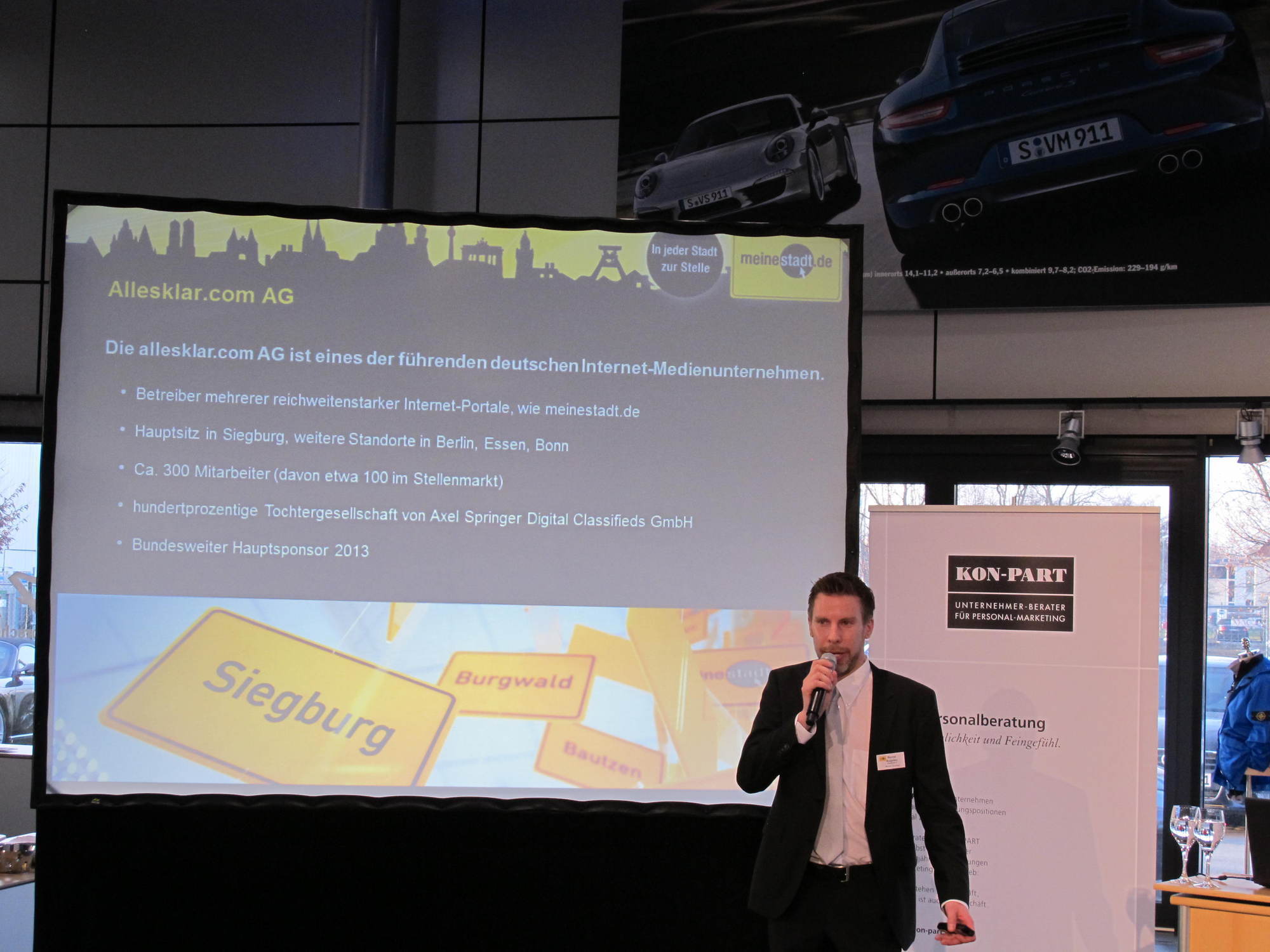 AUGUSTA Personaldienstleister lud zum 11. Personalentscheider Netzwerktreffen ins Porsche Zentrum Augsburg, Foto: B4B SCHWABEN