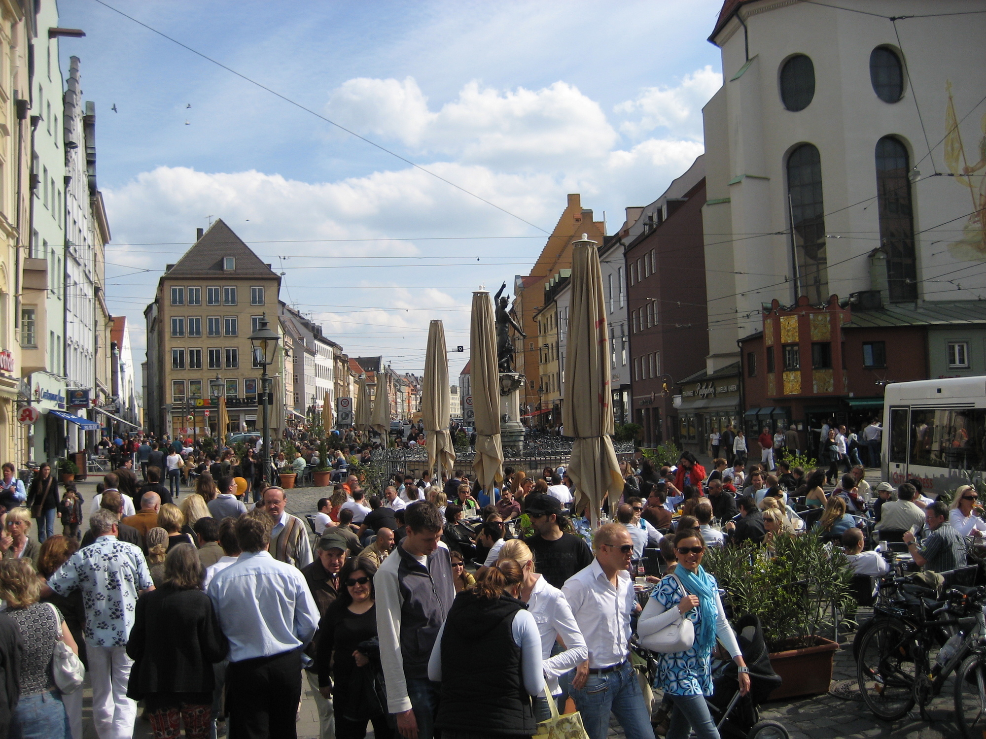 Europa-Marktsonntag in Augsburg, Foto: City Initiative Augsburg e. V.