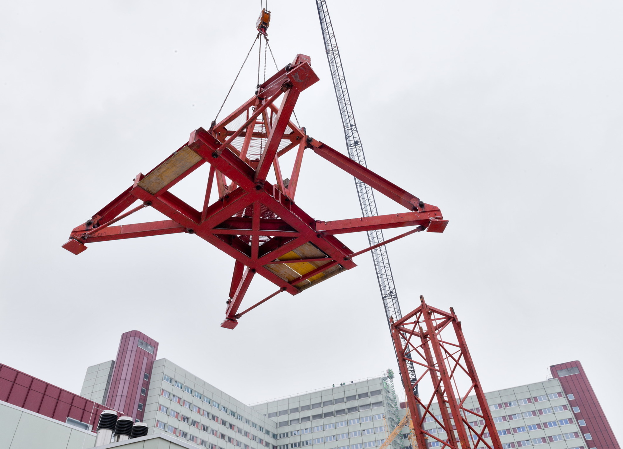 Die neue Luftrettungsstation entsteht auf dem Dach des Klinikums Augsburg, Foto: Klinikum Augsburg