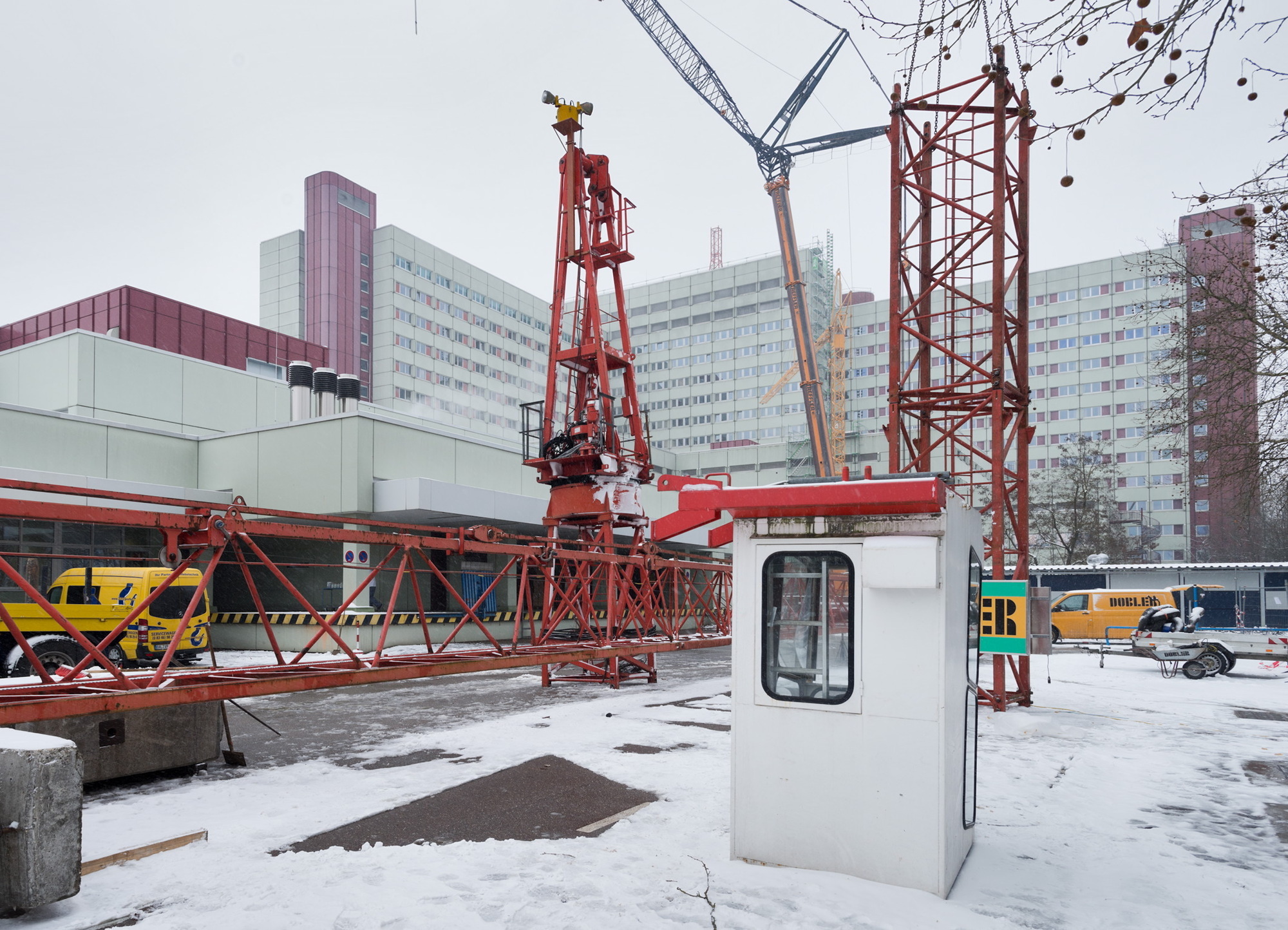 Die neue Luftrettungsstation entsteht auf dem Dach des Klinikums Augsburg, Foto: Klinikum Augsburg