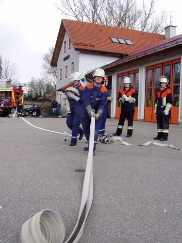 Jugendübung bei der Jugendfeuerwehr. Foto: Jugendfeuerwehr Aichach-Friedberg