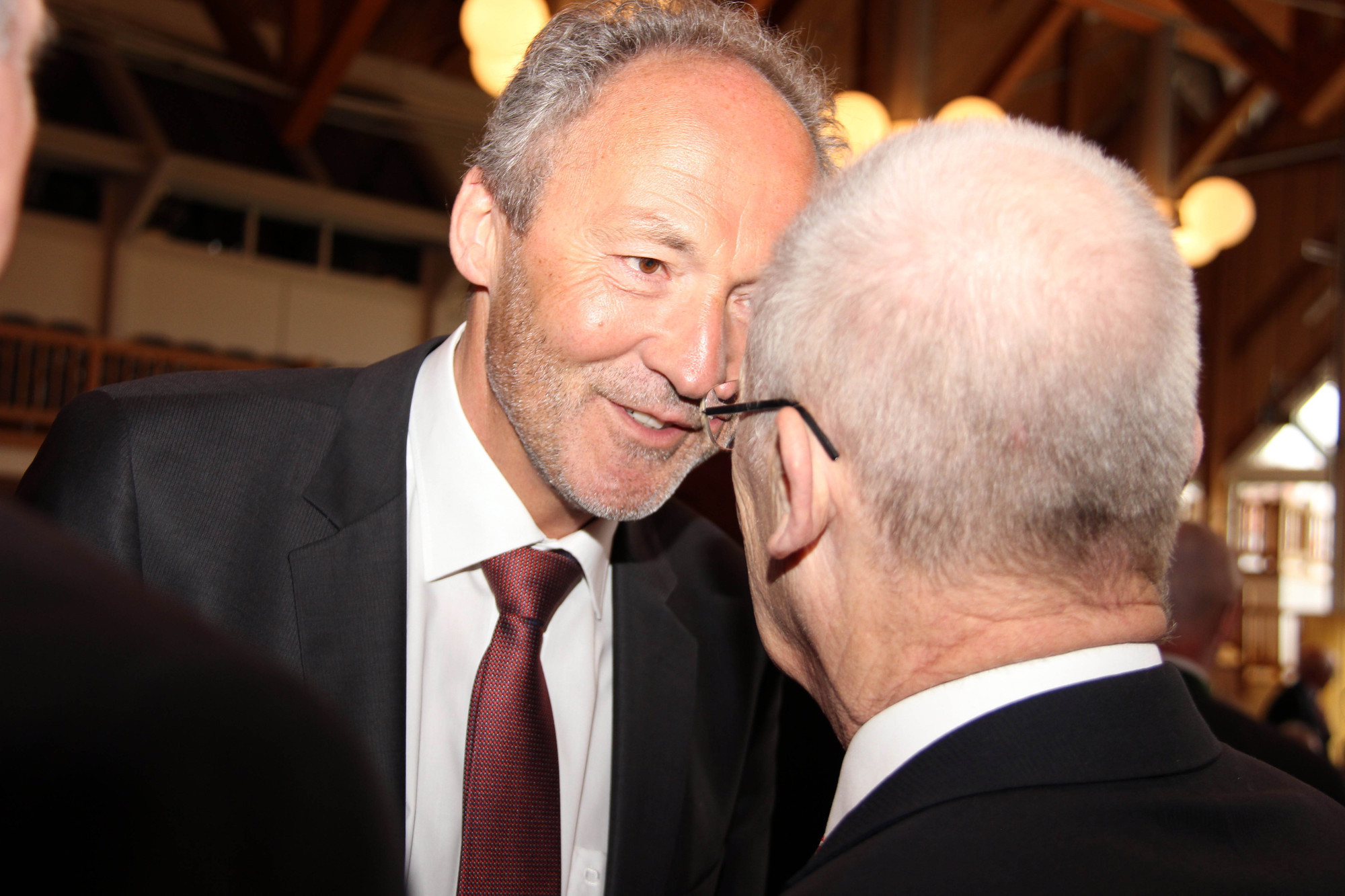 Die Gratulanten von Oberbürgermeister Dr, Ivo Holzinger Foto: Stadt Memmingen