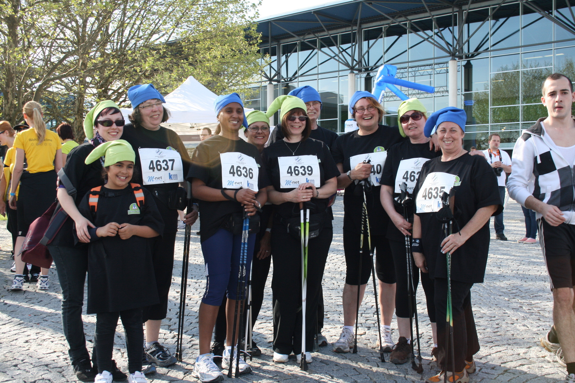 2. M-net Firmenlauf: Vor dem Lauf
