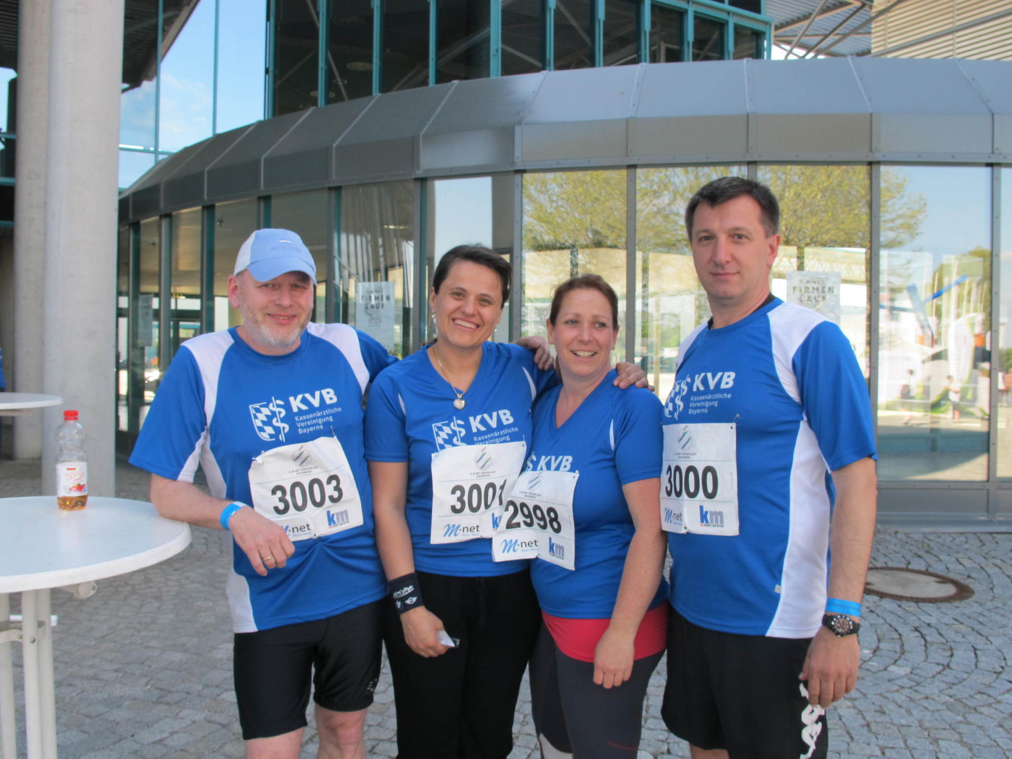 2. M-net Firmenlauf: Vor dem Lauf