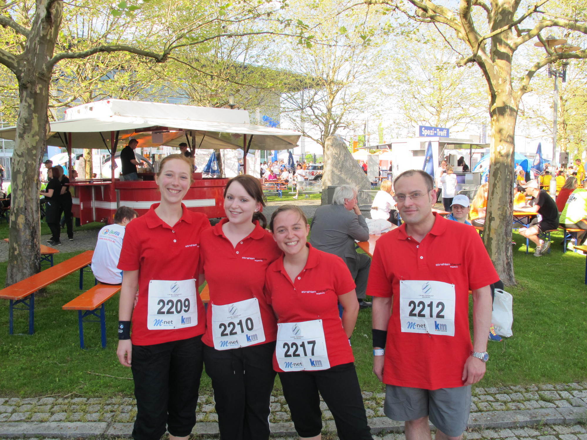 2. M-net Firmenlauf: Vor dem Lauf