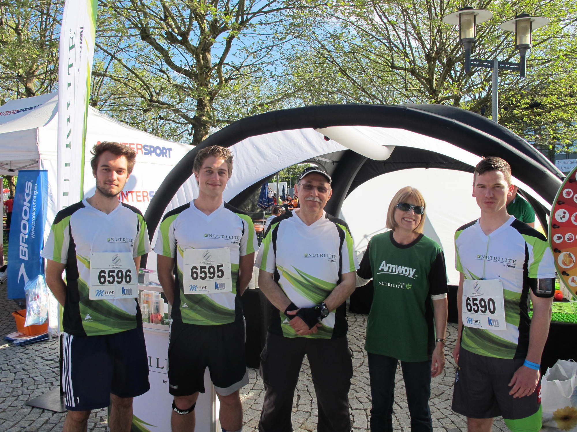 2. M-net Firmenlauf: Vor dem Lauf