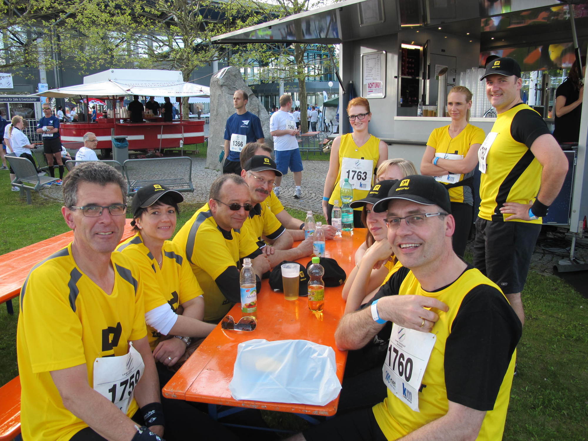2. M-net Firmenlauf: Vor dem Lauf