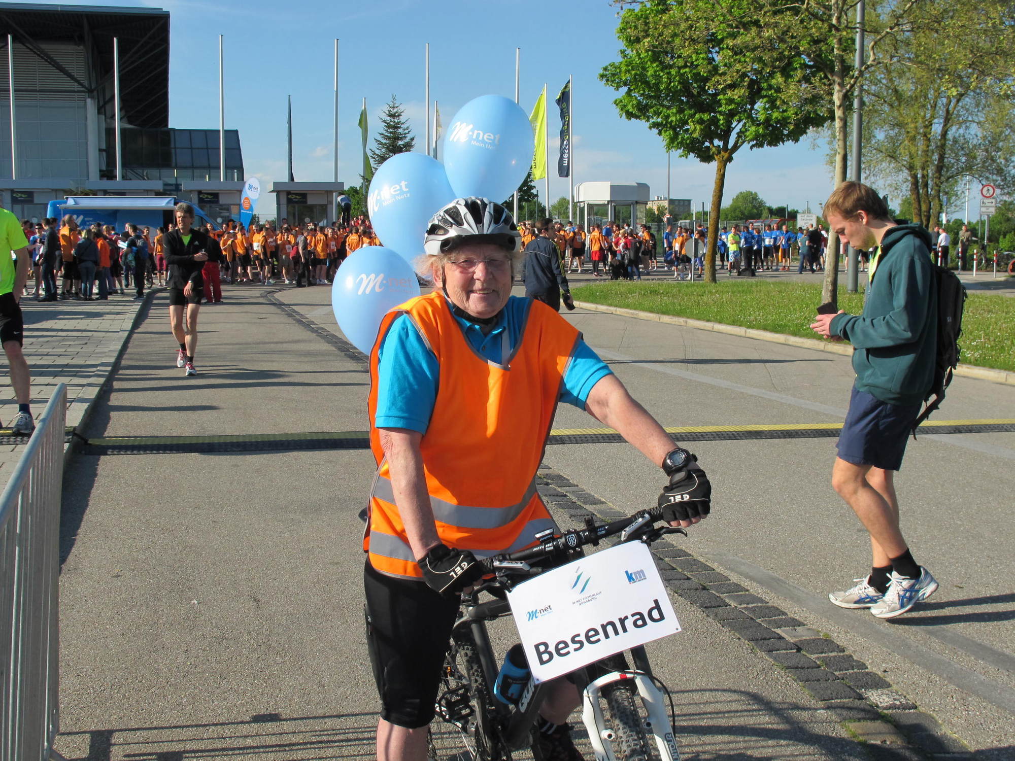 2. M-net Firmenlauf: Vor dem Lauf