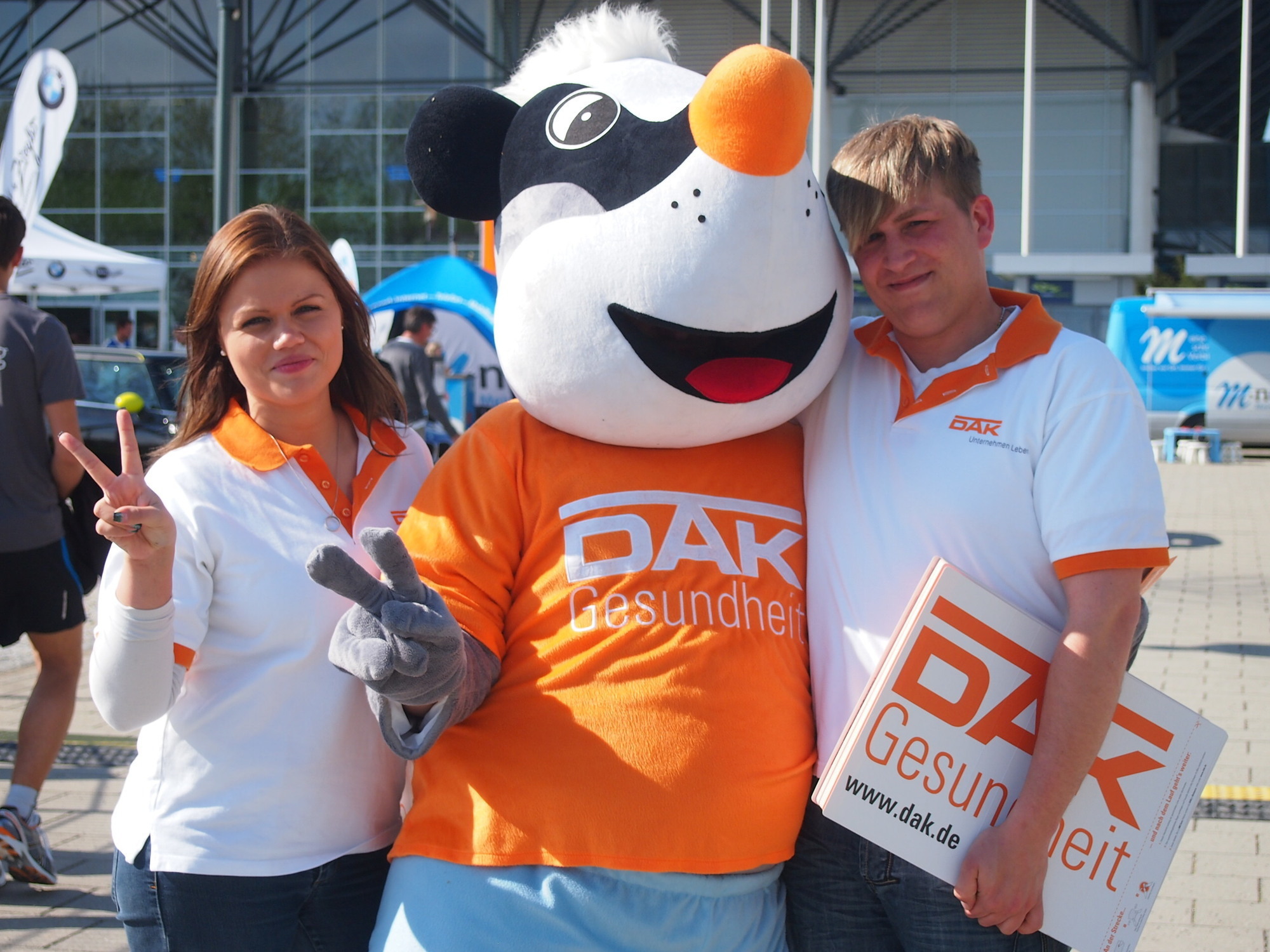 2. M-net Firmenlauf: Vor dem Lauf