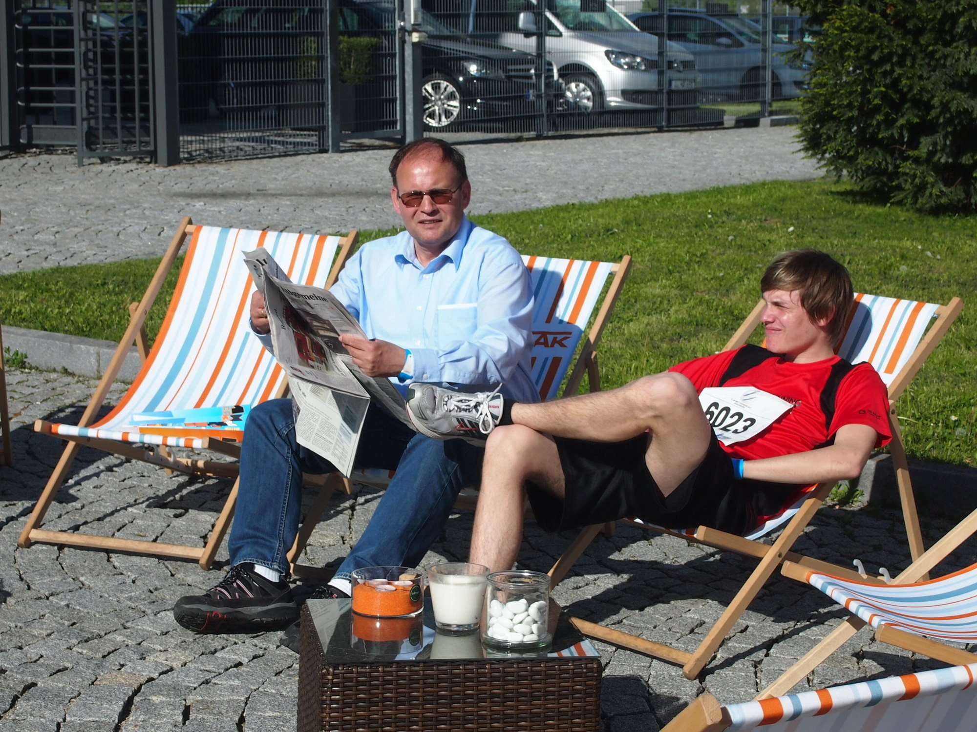 2. M-net Firmenlauf: Vor dem Lauf