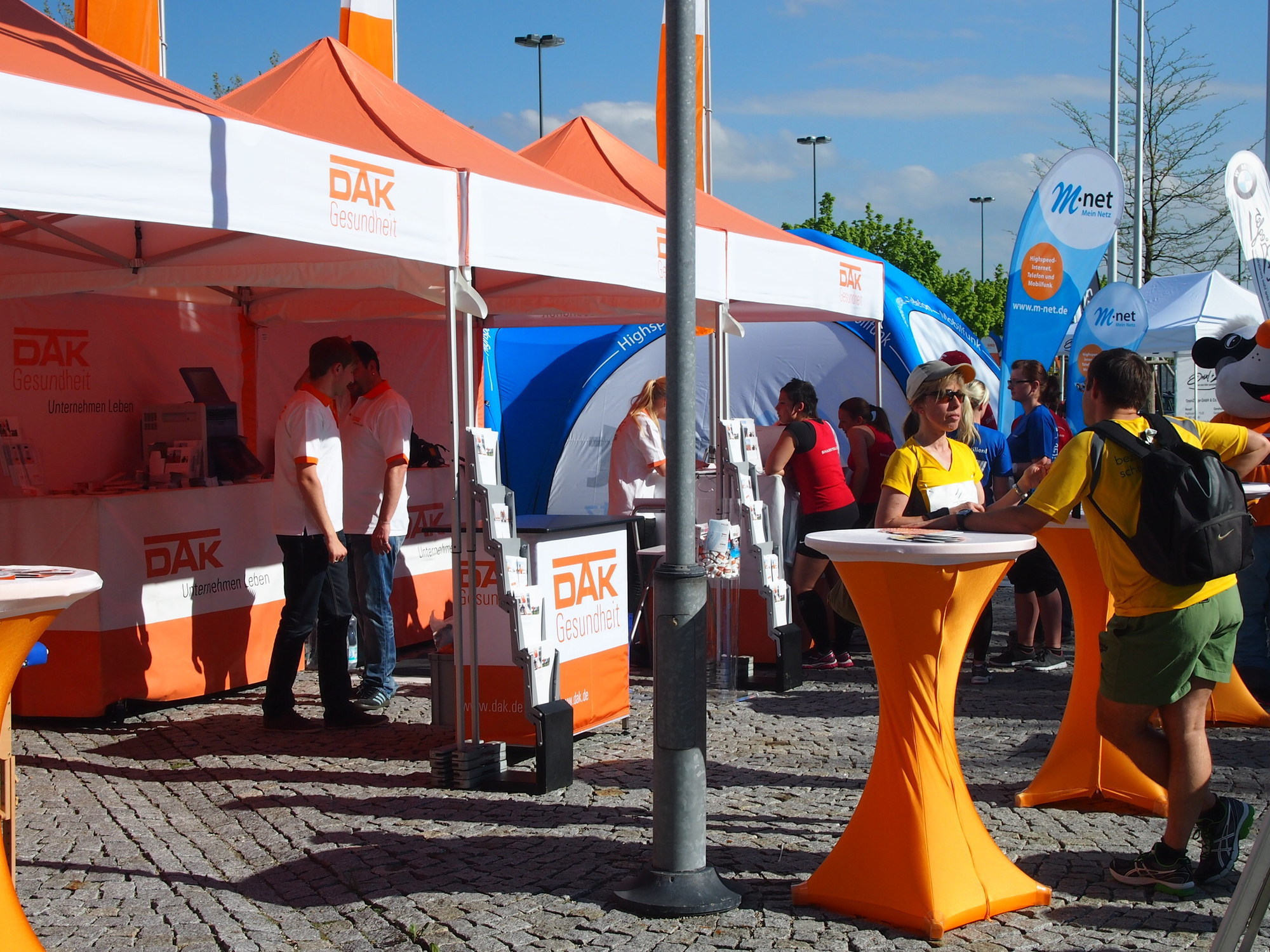 2. M-net Firmenlauf: Vor dem Lauf