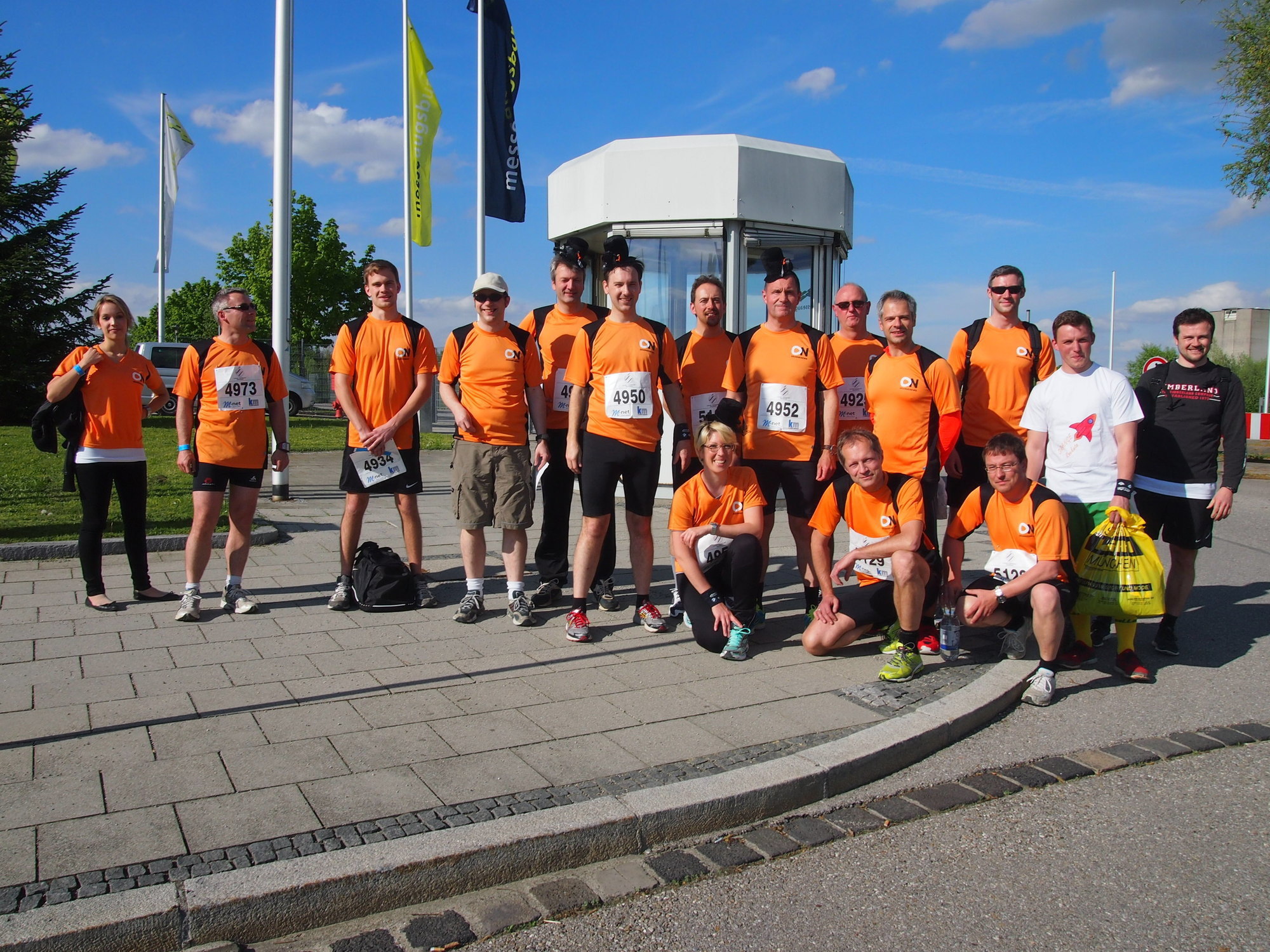 2. M-net Firmenlauf: Vor dem Lauf