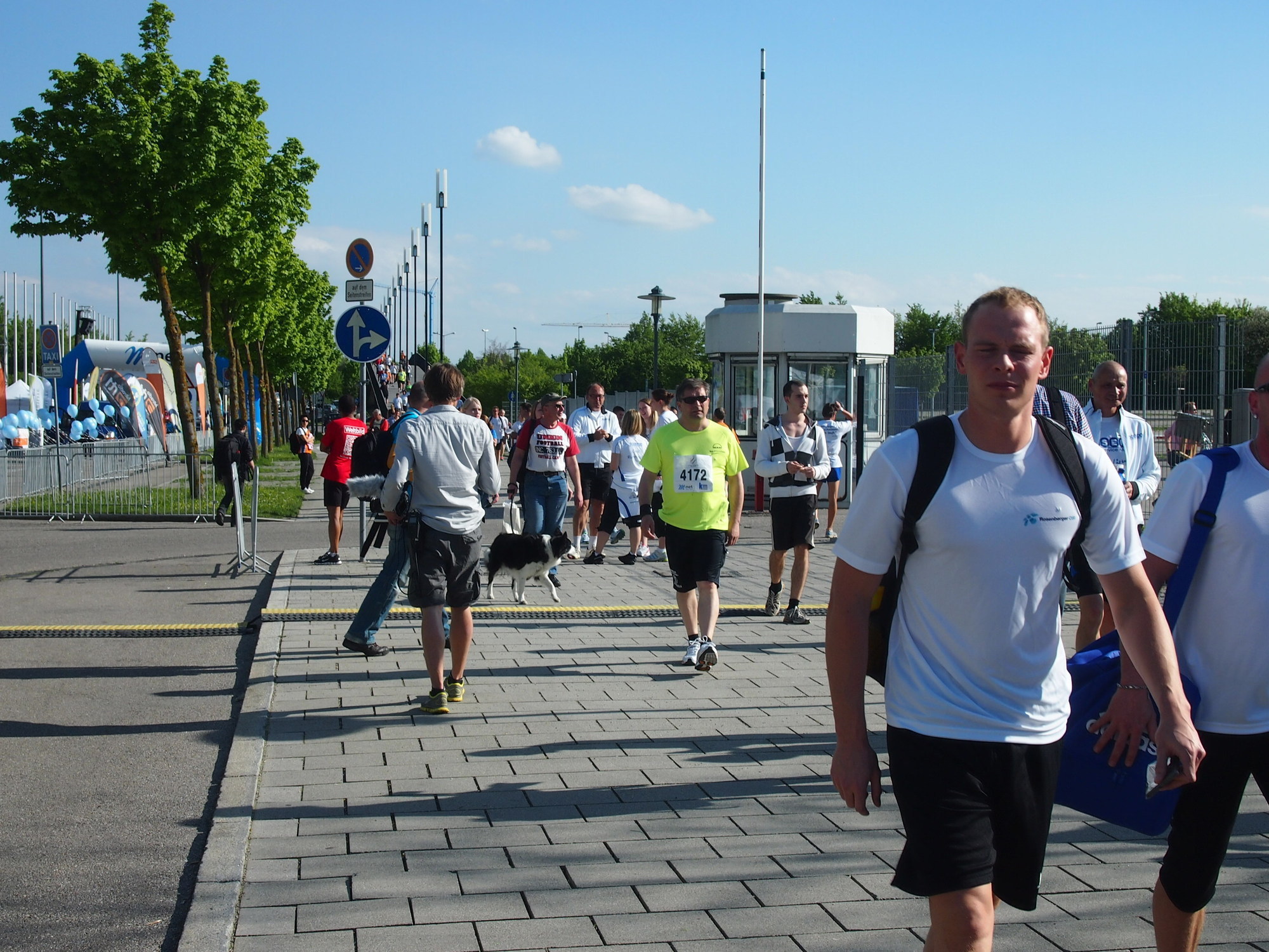 2. M-net Firmenlauf: Vor dem Lauf
