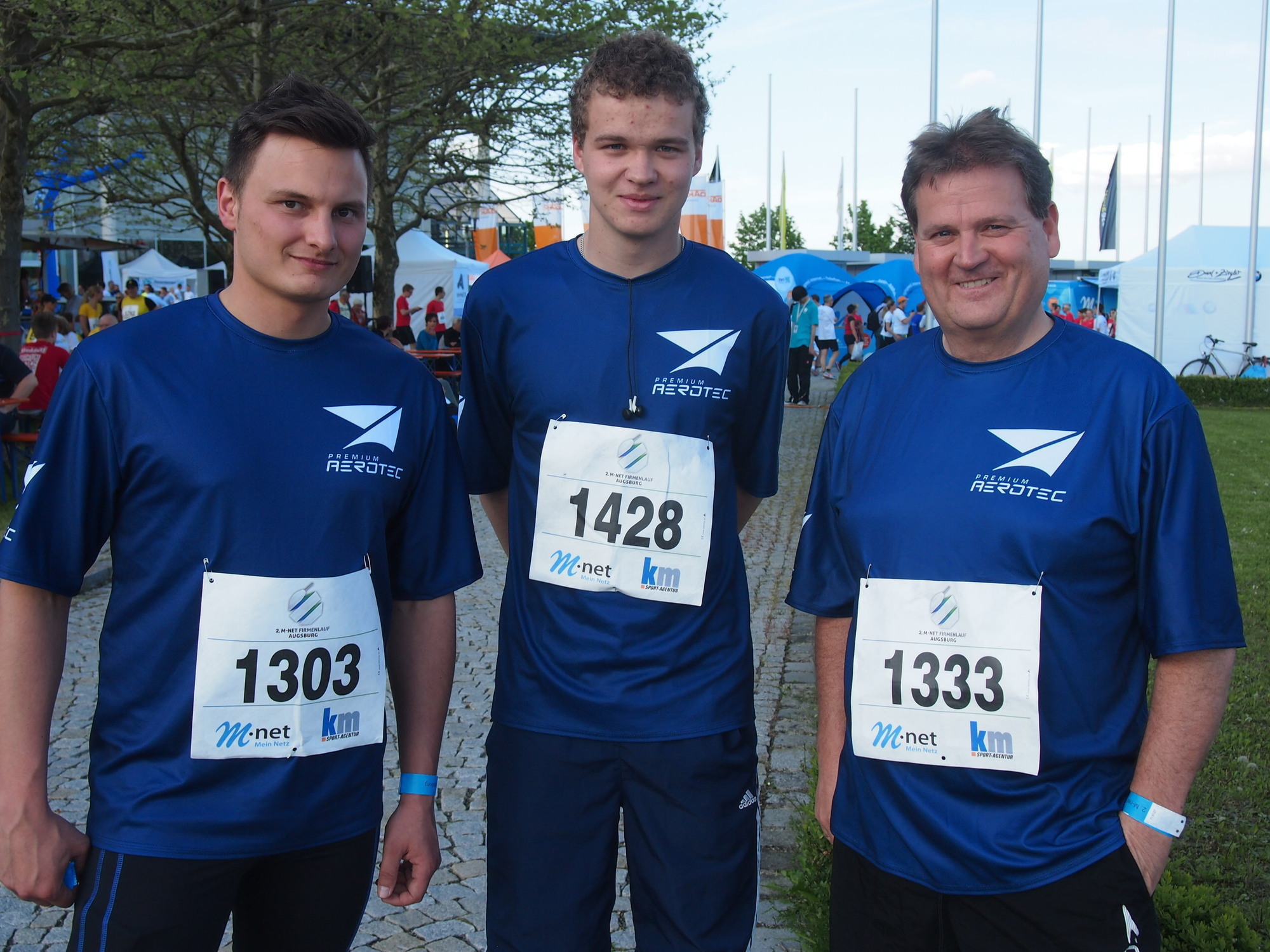 2. M-net Firmenlauf: Vor dem Lauf