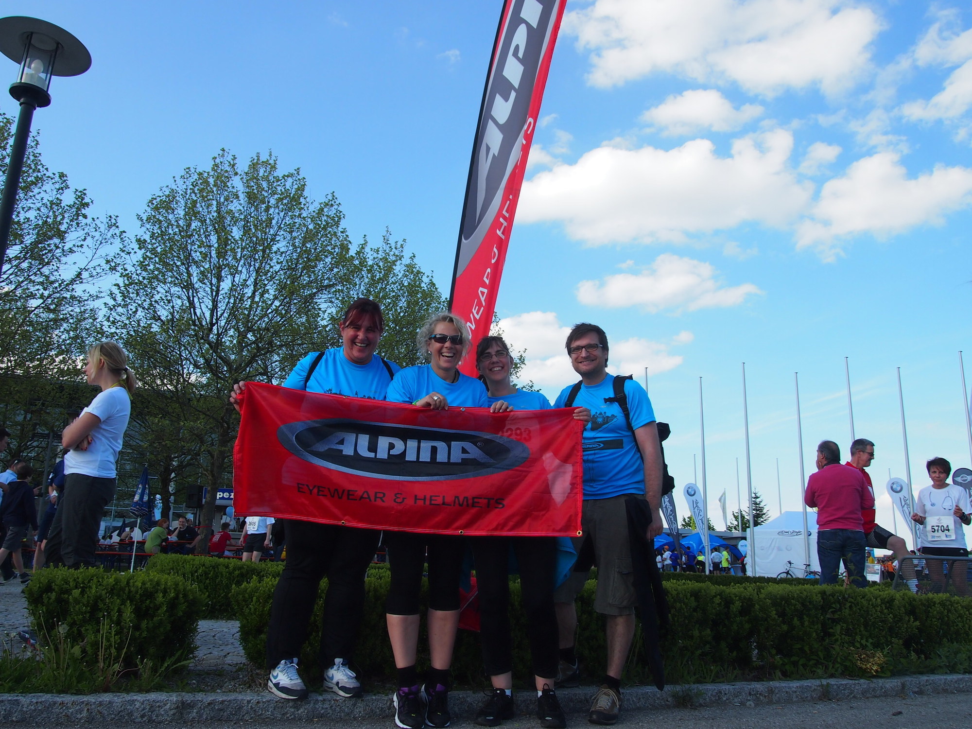 2. M-net Firmenlauf: Vor dem Lauf