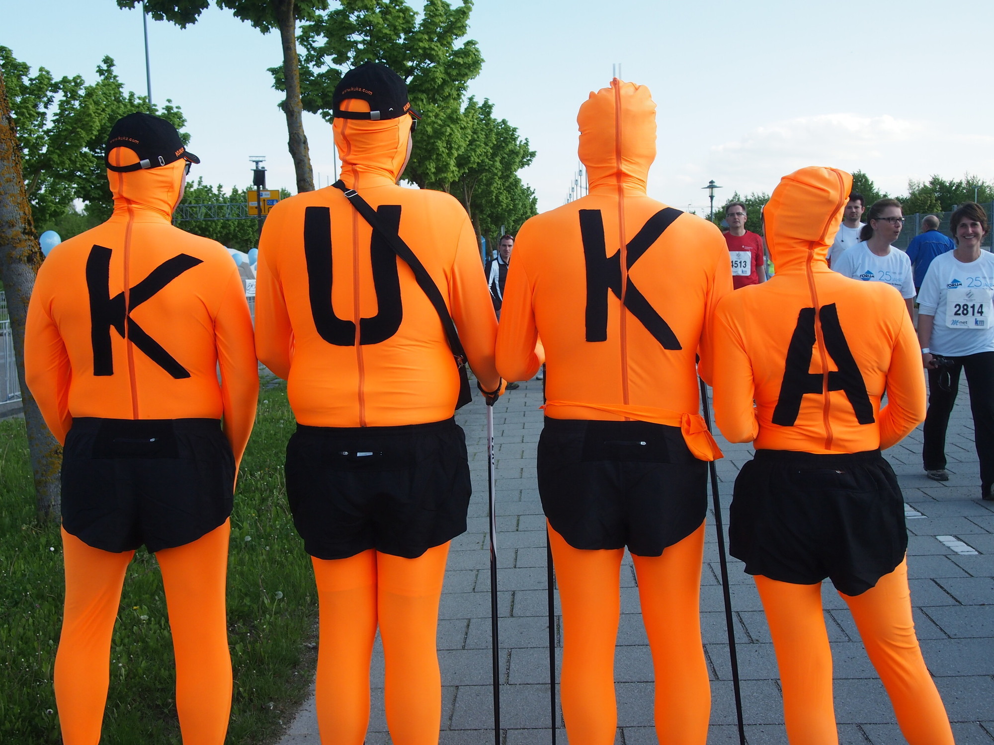 2. M-net Firmenlauf: Vor dem Lauf